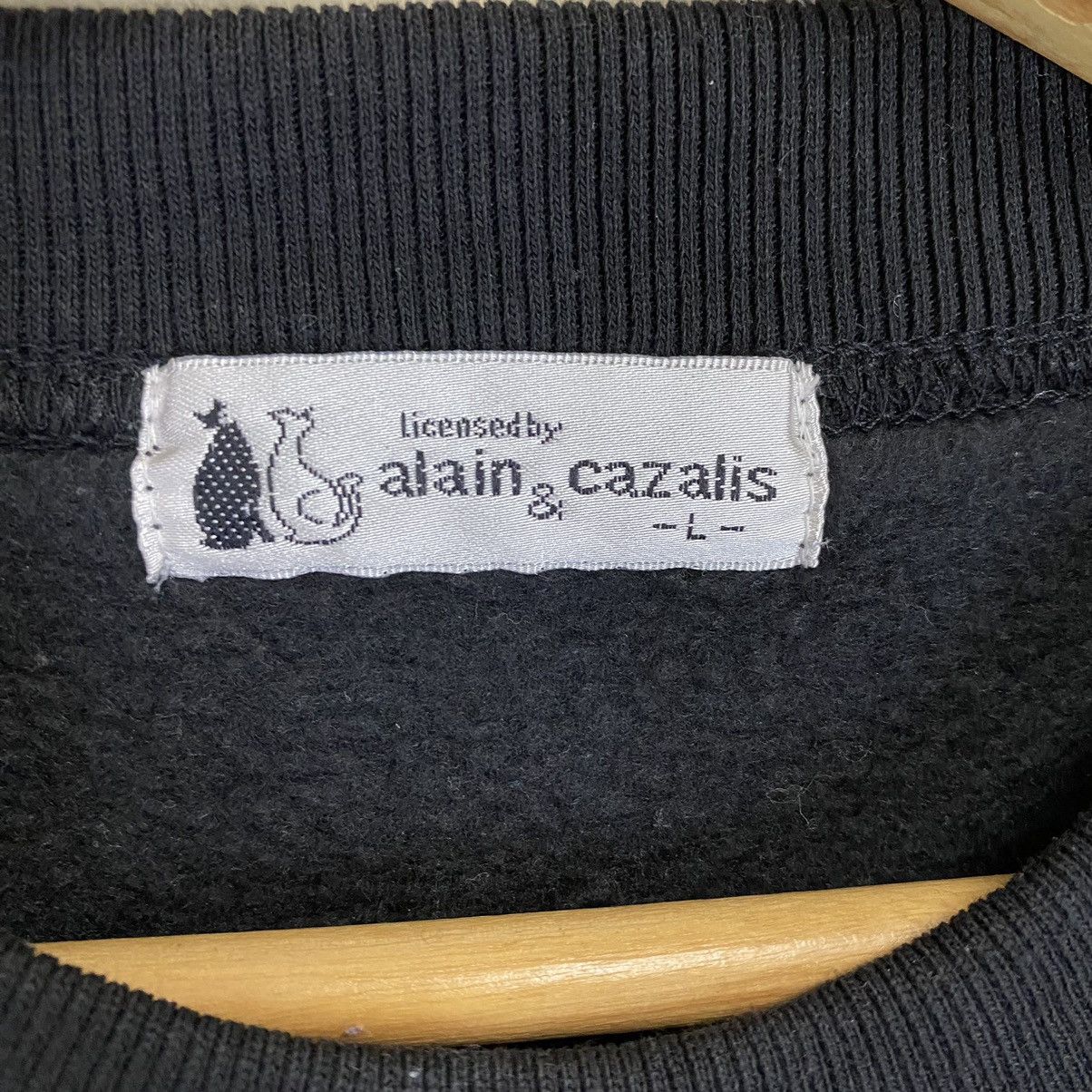 Designer × Vintage Vintage 90’s Alain Cazalis Crewneck Sweatshirt Size M Size US M / EU 48-50 / 2 - 8 Thumbnail
