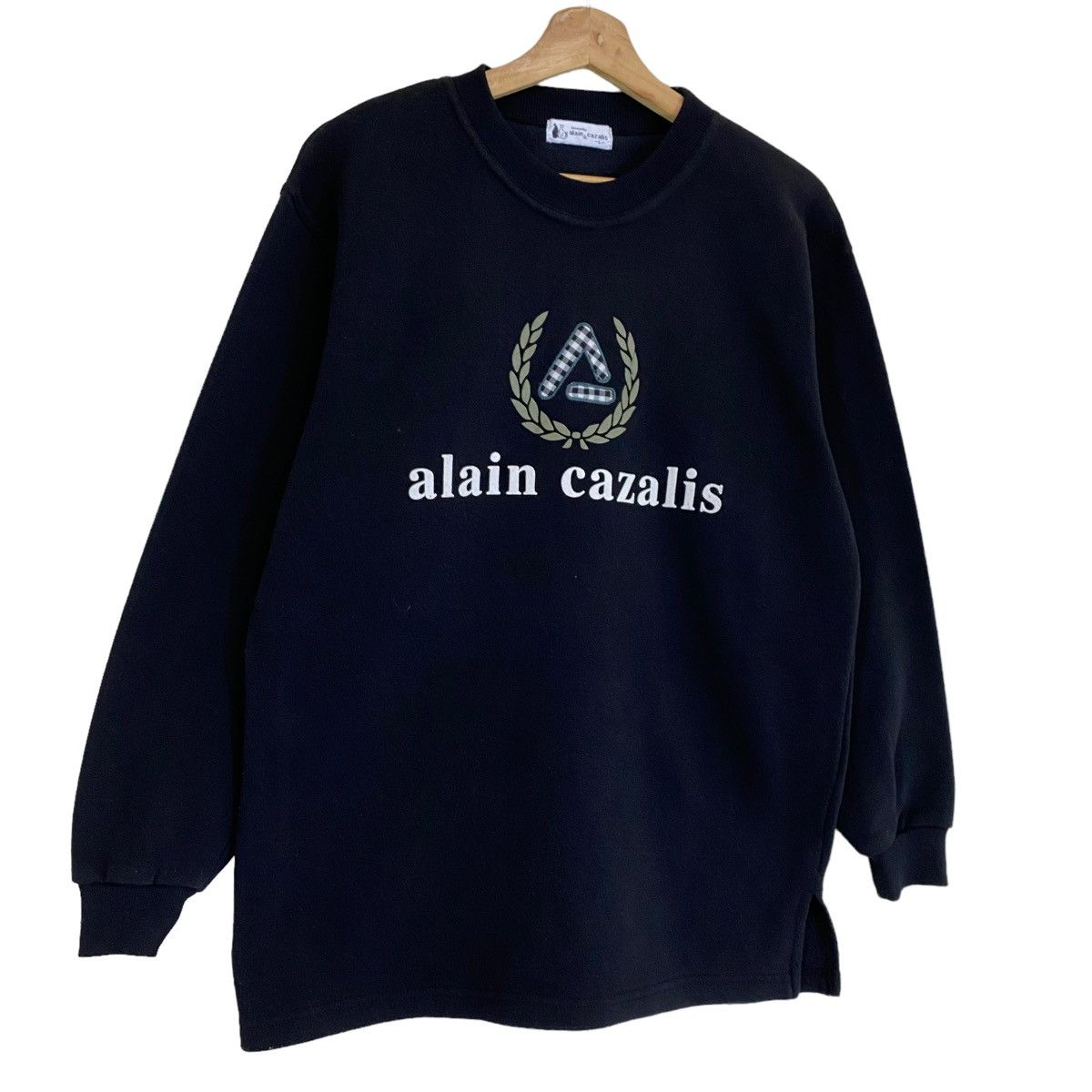 Designer × Vintage Vintage 90’s Alain Cazalis Crewneck Sweatshirt Size M Size US M / EU 48-50 / 2 - 2 Thumbnail