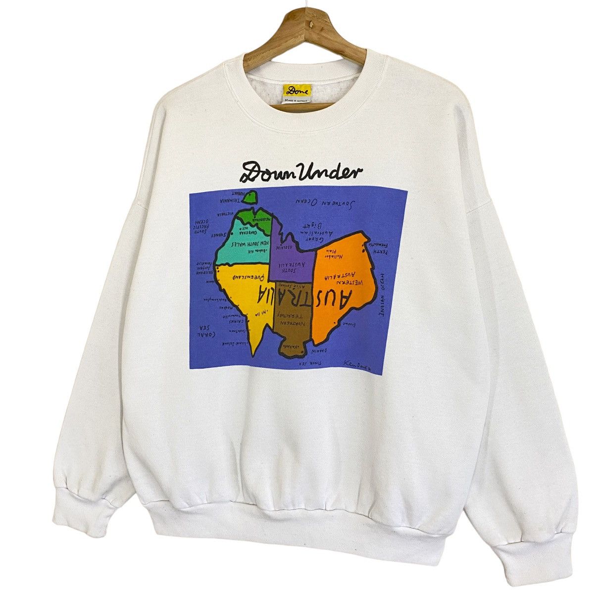 Vintage Vintage 90s Ken Done Crewneck Sweatshirt Size US M / EU 48-50 / 2 - 3 Thumbnail