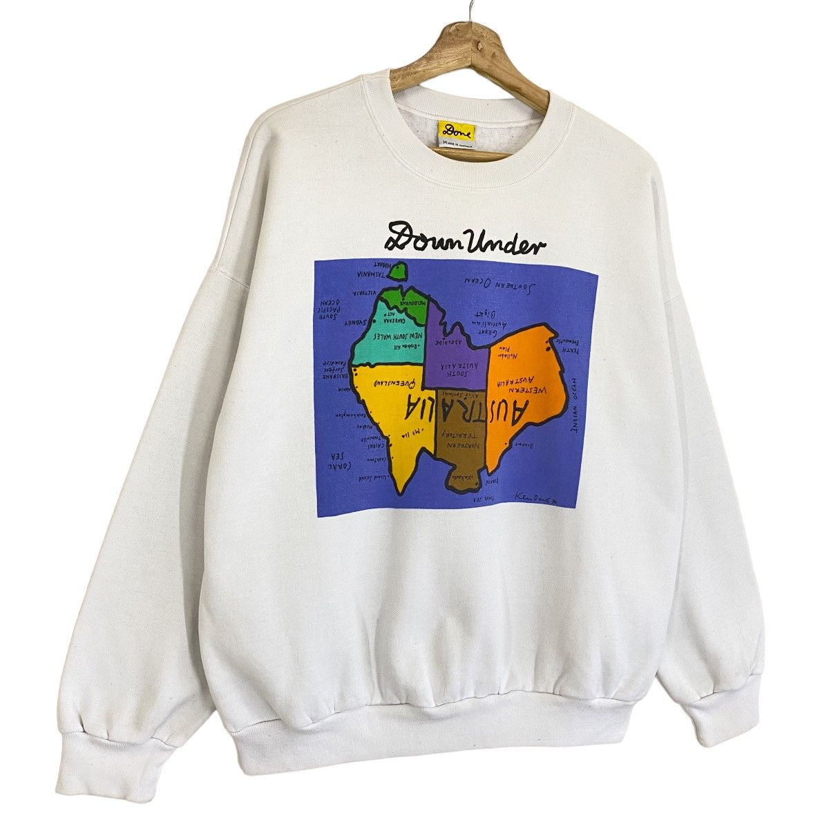 Vintage Vintage 90s Ken Done Crewneck Sweatshirt Size US M / EU 48-50 / 2 - 2 Thumbnail