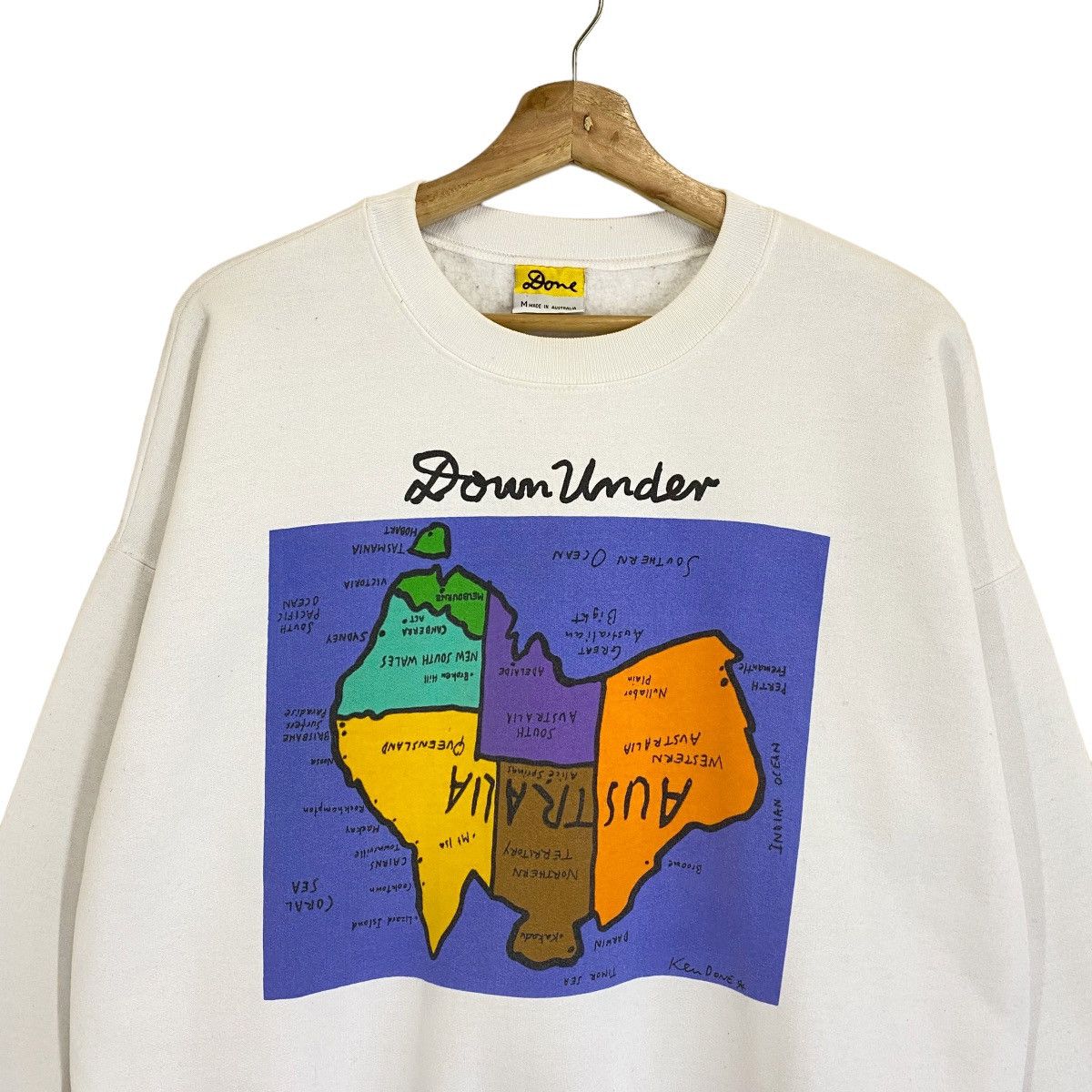 Vintage Vintage 90s Ken Done Crewneck Sweatshirt Size US M / EU 48-50 / 2 - 4 Thumbnail