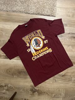 VINTAGE NFL WASHINGTON REDSKINS XXVI SUPER BOWL TEE SHIRT 1990's SIZE –  Vintage rare usa