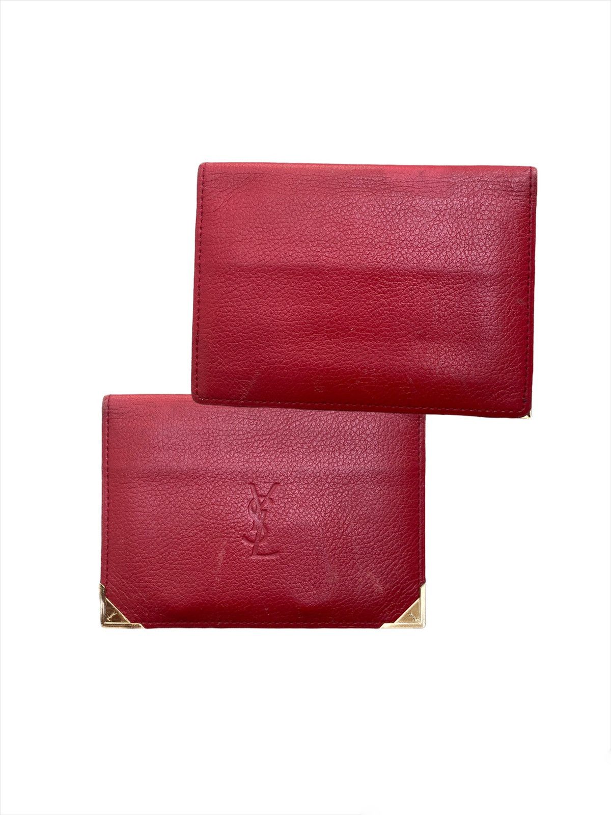 Saint Laurent Paris × Yves Saint Laurent Saint Lauren Bi Fold Card Holder Size ONE SIZE - 4 Thumbnail