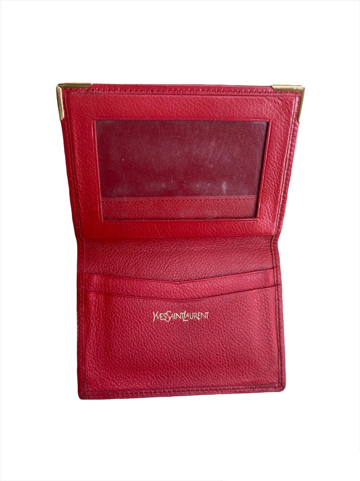 Saint Laurent Paris × Yves Saint Laurent Saint Lauren Bi Fold Card Holder Size ONE SIZE - 5 Thumbnail