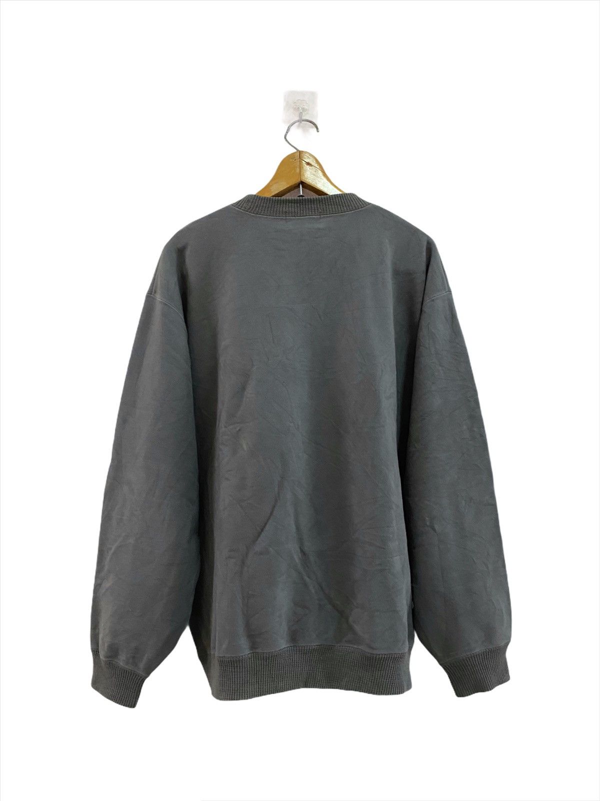 Hiroko Koshino Homme × Michiko Koshino × Michiko Koshino London Hiroko Kashino Embroidery Logo Crewneck Japanese Sweatshirt Size US XL / EU 56 / 4 - 4 Thumbnail
