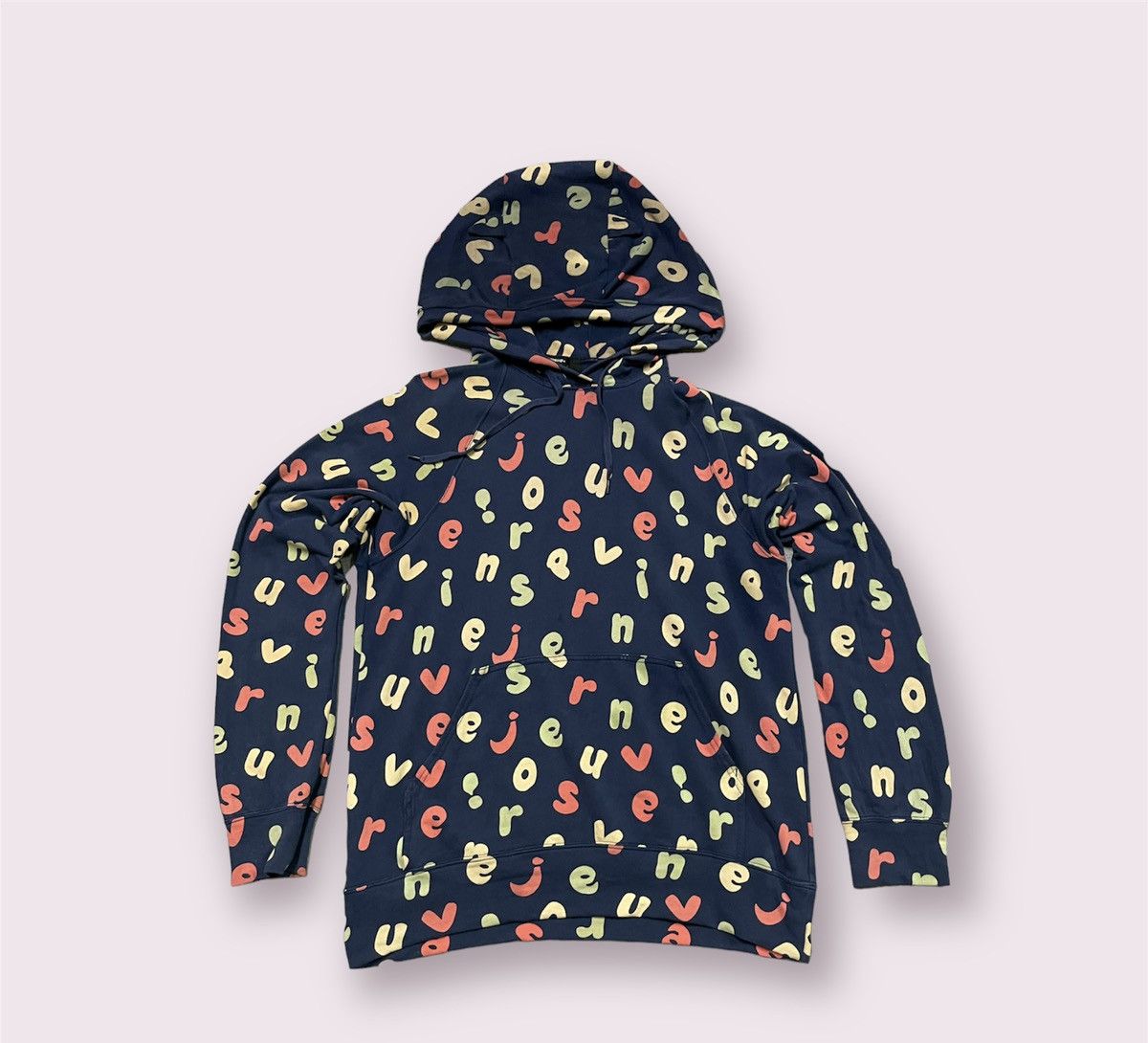 Issey Miyake × Vintage × mercibeaucoup 90’ Mercibeaucoup Jevous Enprie Full Print Hoddies Size M / US 6-8 / IT 42-44 - 1 Thumbnail