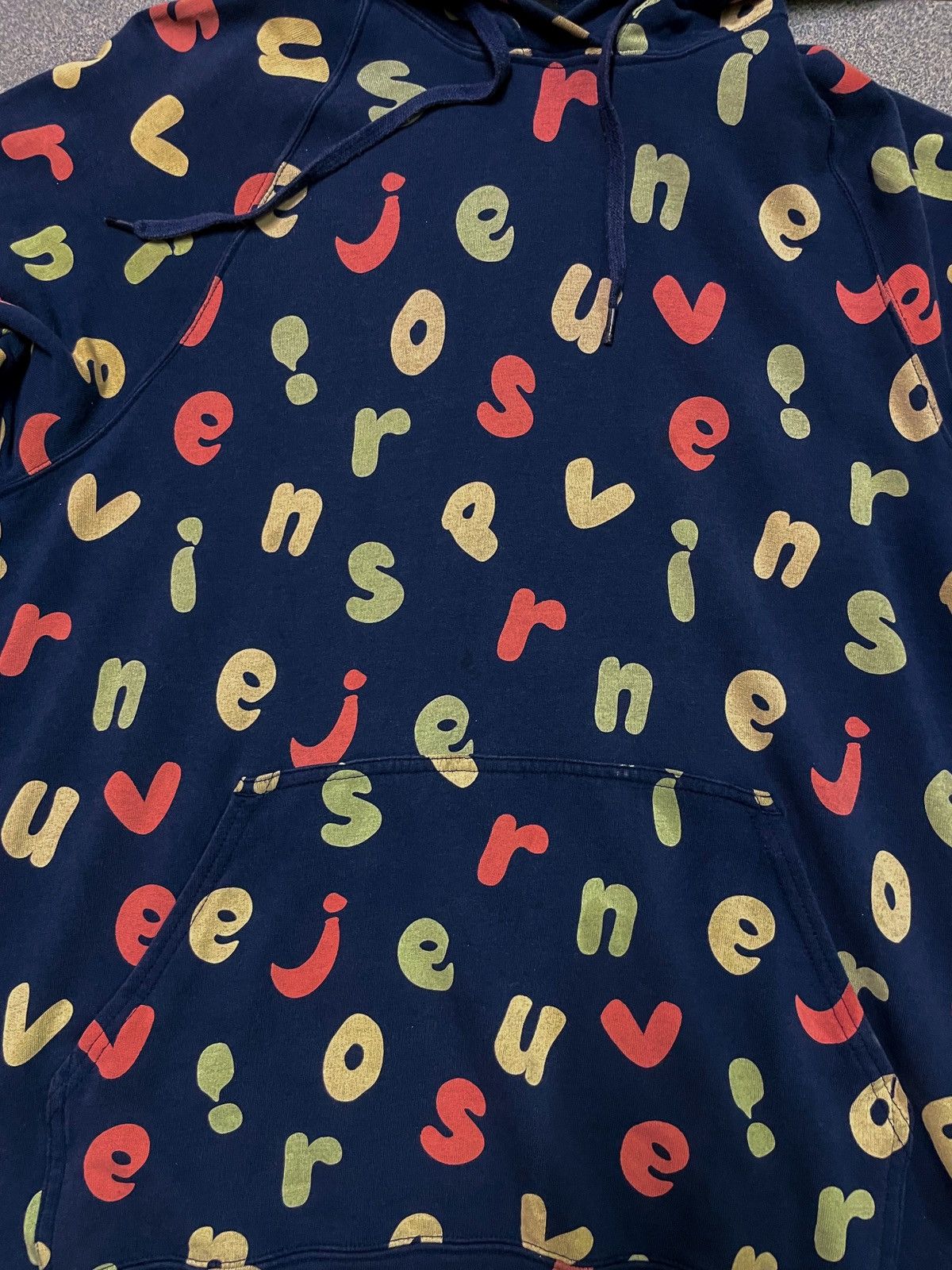 Issey Miyake × Vintage × mercibeaucoup 90’ Mercibeaucoup Jevous Enprie Full Print Hoddies Size M / US 6-8 / IT 42-44 - 3 Thumbnail