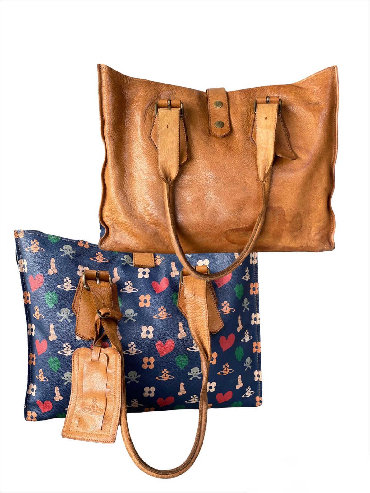 Vivienne Westwood Vivienne Westwood Genuine Leather Tote Bag Size ONE SIZE - 3 Thumbnail