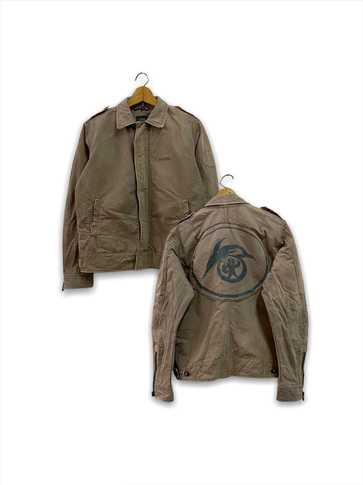 If Six Was Nine × Japanese Brand U 55/Deep Silent Lethal Distressed Mad Punk Biker Jacket Size US S / EU 44-46 / 1 - 3 Thumbnail
