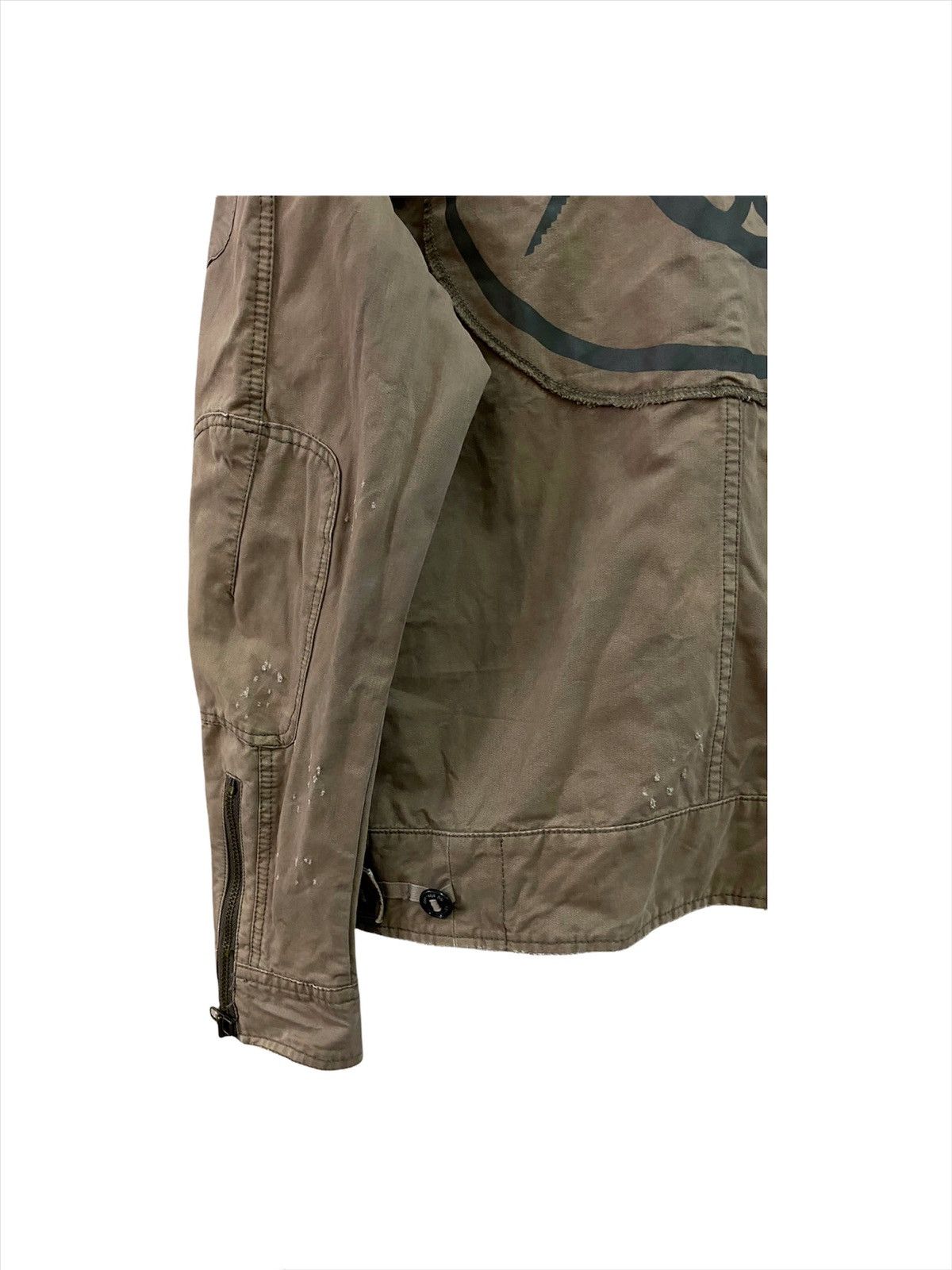 If Six Was Nine × Japanese Brand U 55/Deep Silent Lethal Distressed Mad Punk Biker Jacket Size US S / EU 44-46 / 1 - 13 Thumbnail