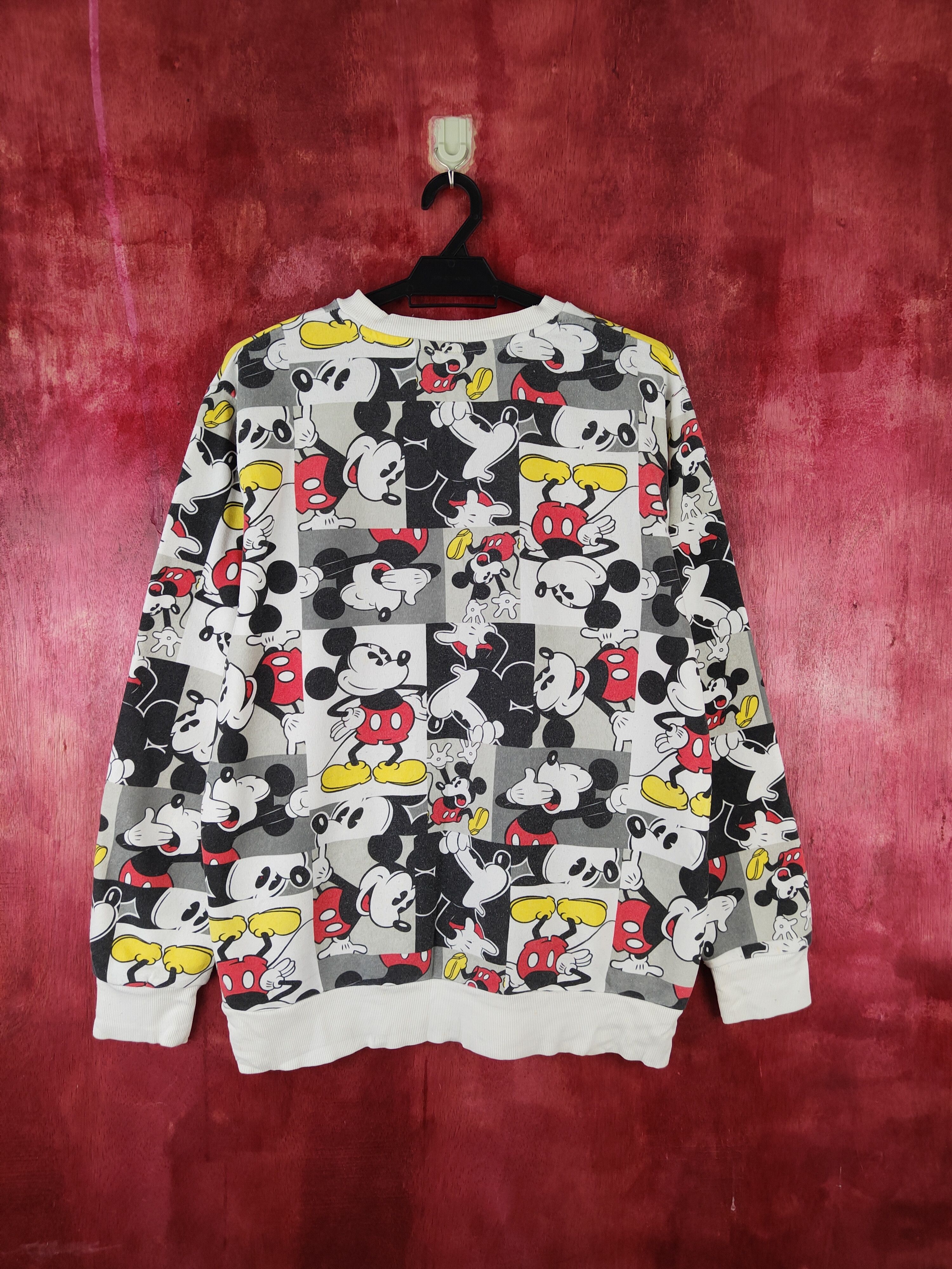 Disney Disney White/Black Mickey Mouse Sweatshirt #440B Size US L / EU 52-54 / 3 - 7 Thumbnail