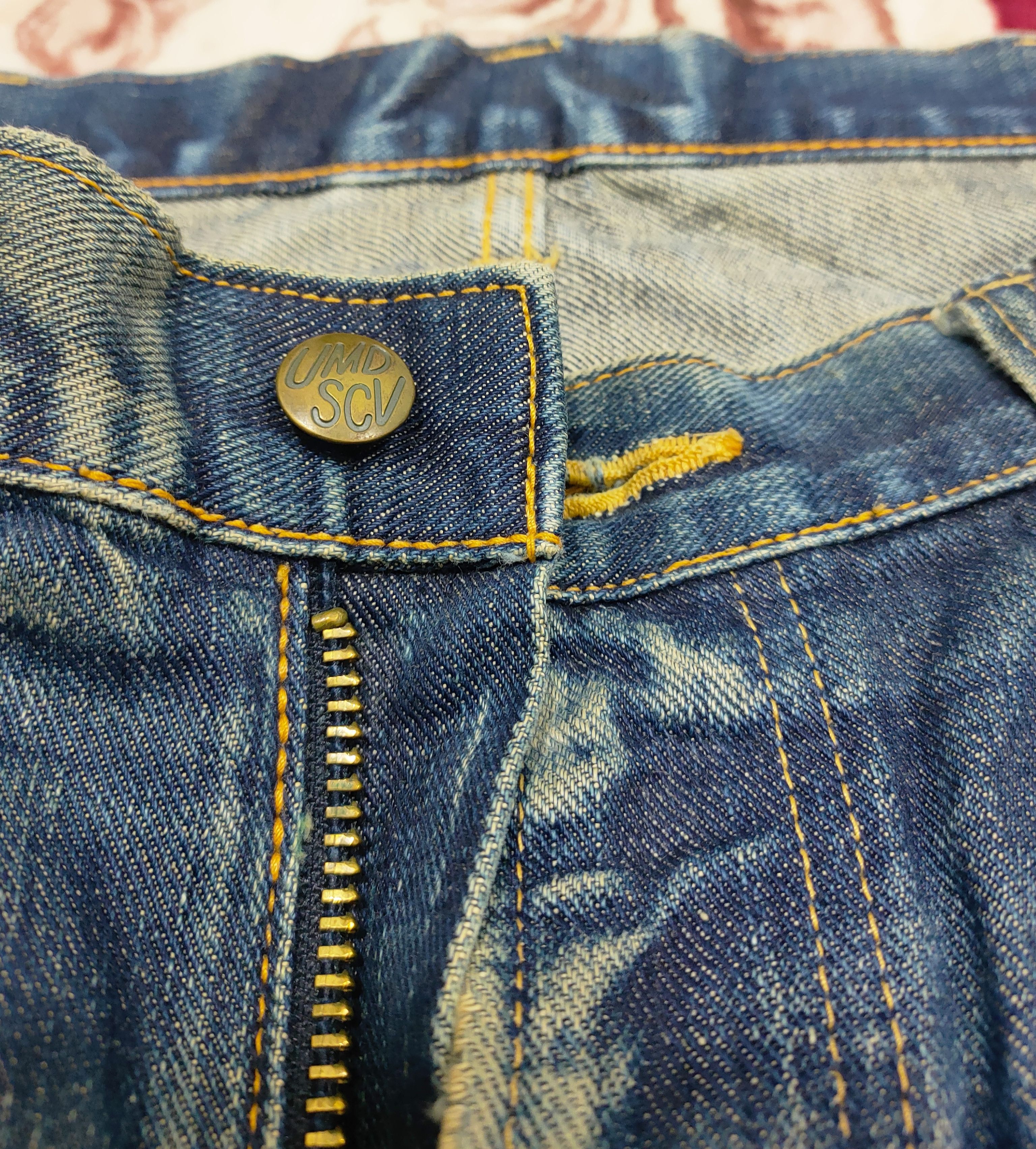 Johnbull 💥Flared !! Distressed JohnBull SCO Sewing Chop Selvedge💥 Size US 34 / EU 50 - 7 Thumbnail