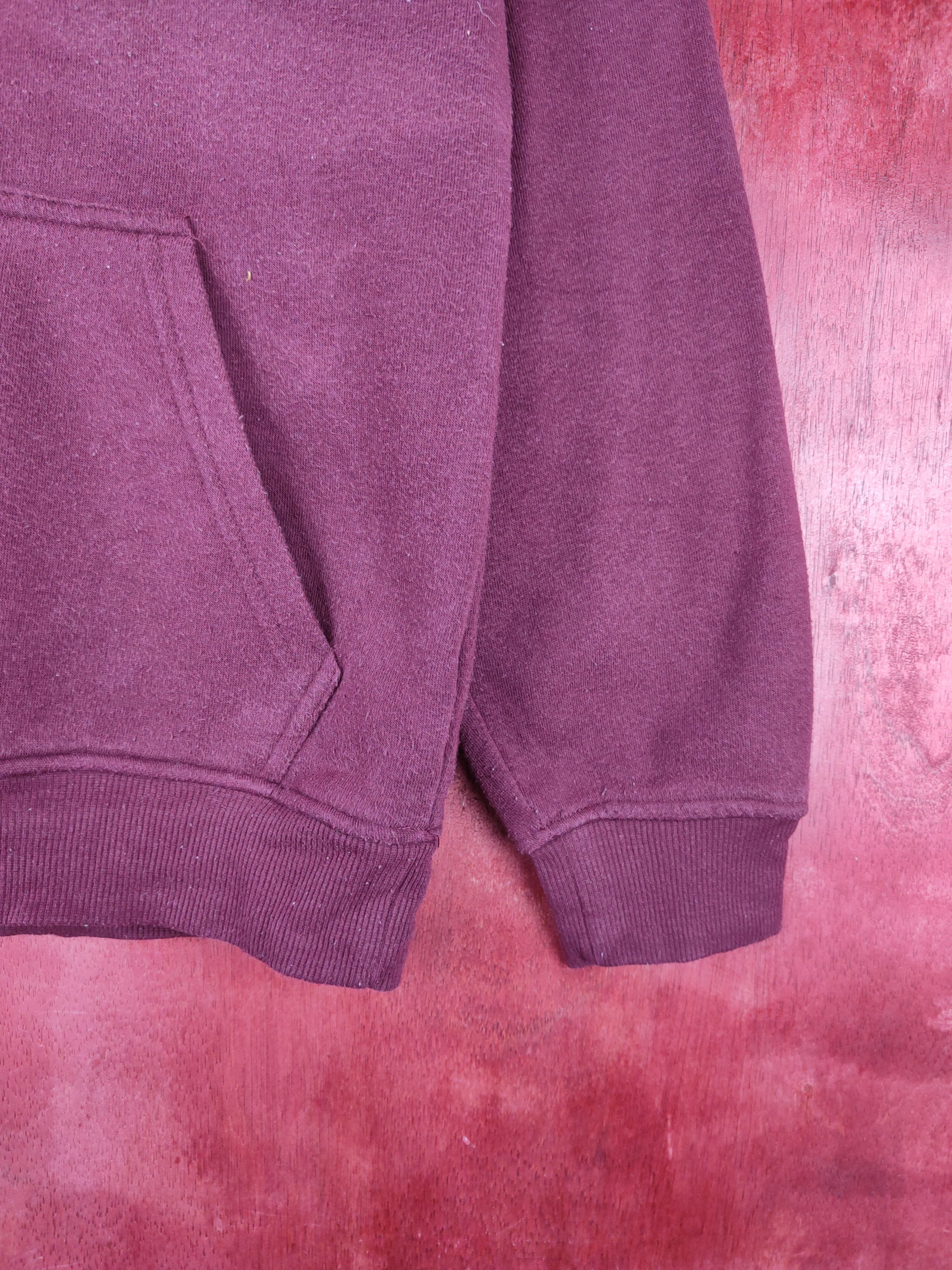 Converse Converse vintage Maroon Hoodie Sweatshirt #437B Size US S / EU 44-46 / 1 - 7 Thumbnail
