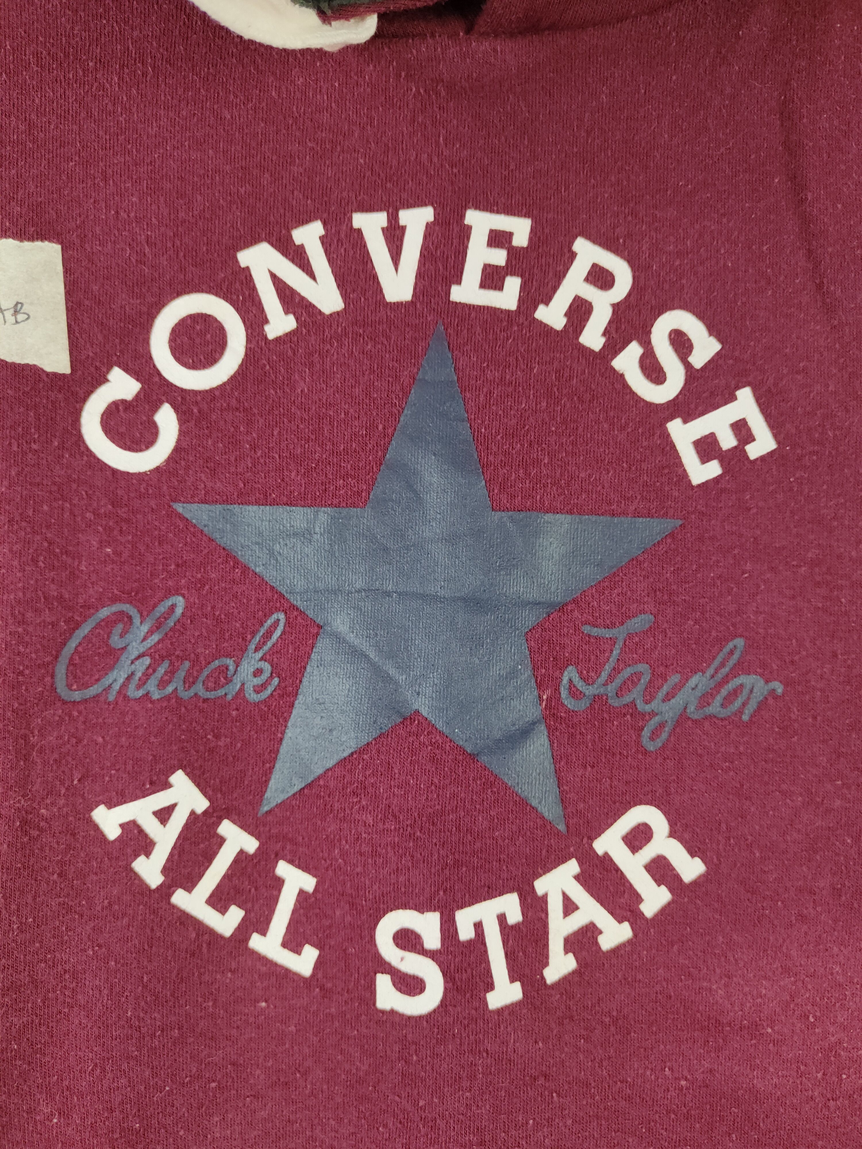 Converse Converse vintage Maroon Hoodie Sweatshirt #437B Size US S / EU 44-46 / 1 - 3 Thumbnail