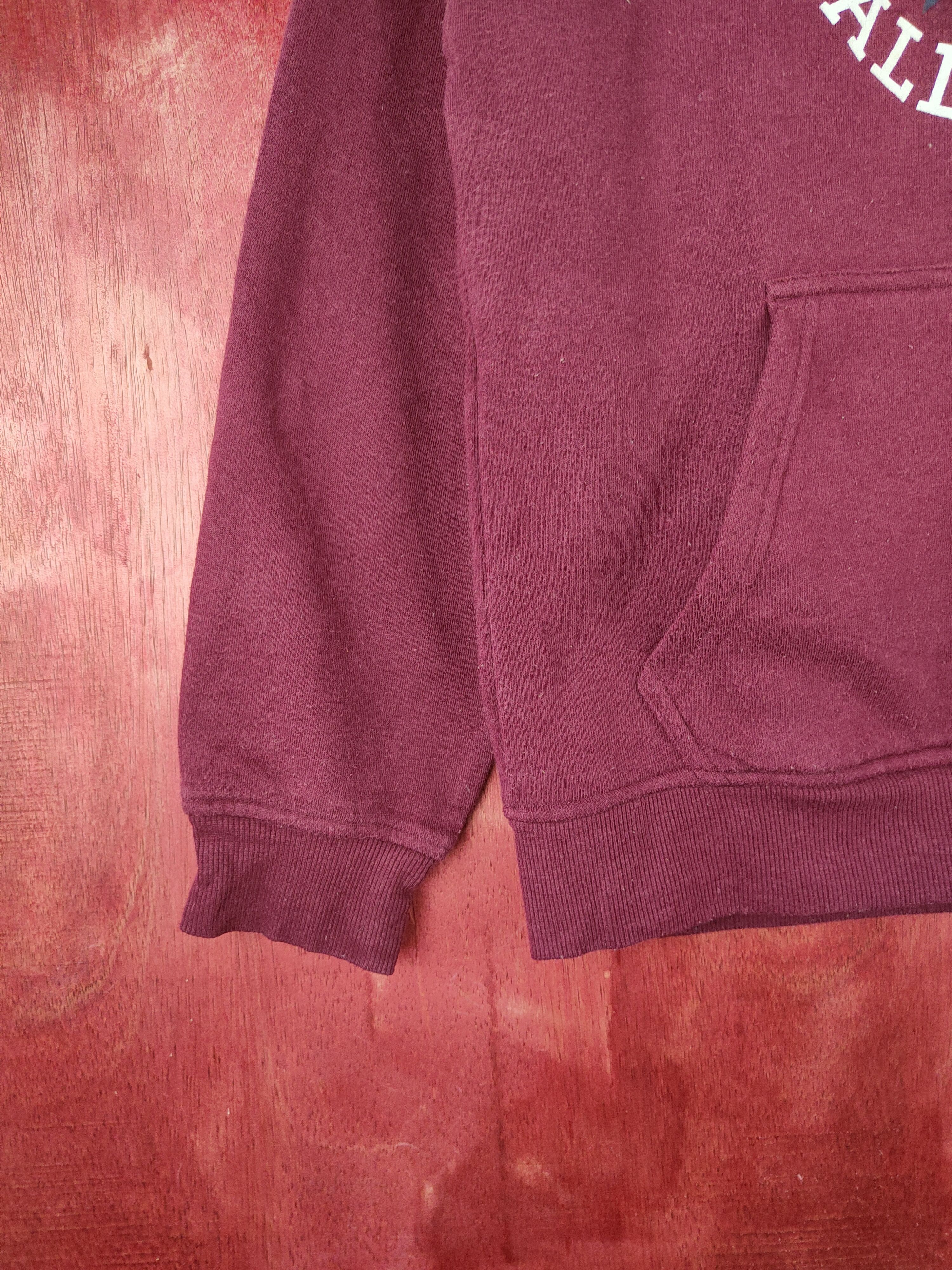 Converse Converse vintage Maroon Hoodie Sweatshirt #437B Size US S / EU 44-46 / 1 - 5 Thumbnail