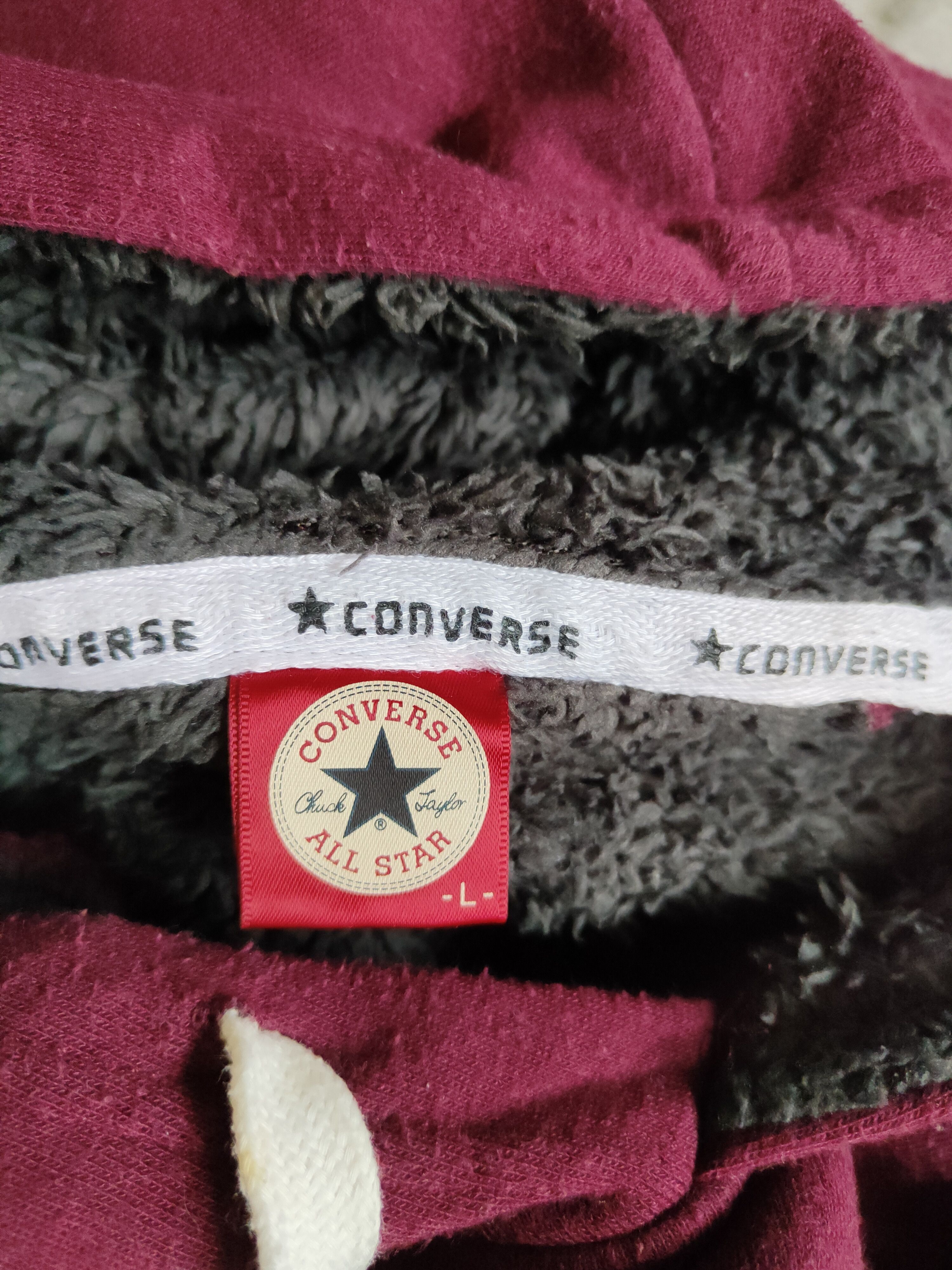 Converse Converse vintage Maroon Hoodie Sweatshirt #437B Size US S / EU 44-46 / 1 - 12 Thumbnail