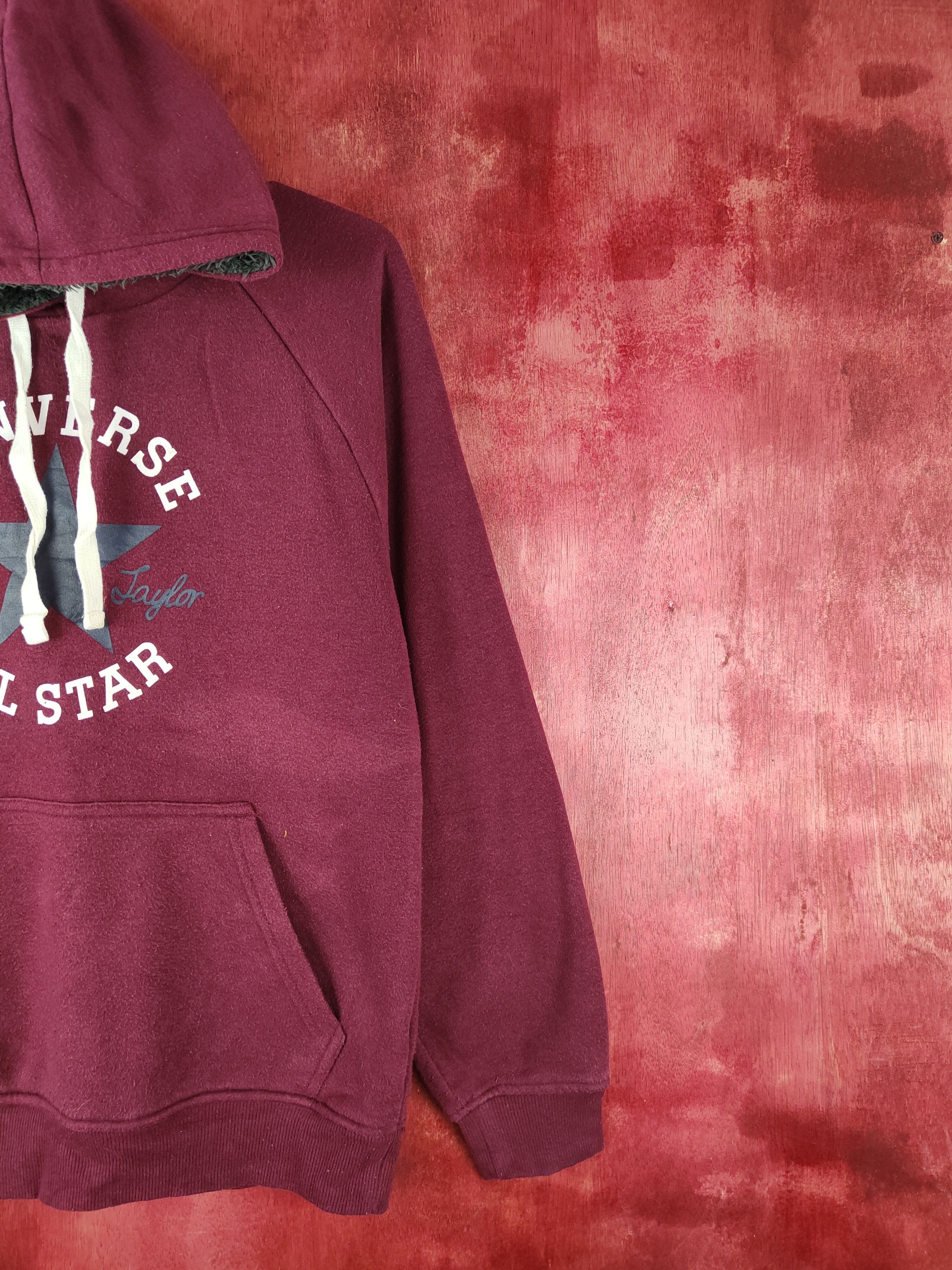 Converse Converse vintage Maroon Hoodie Sweatshirt #437B Size US S / EU 44-46 / 1 - 6 Thumbnail