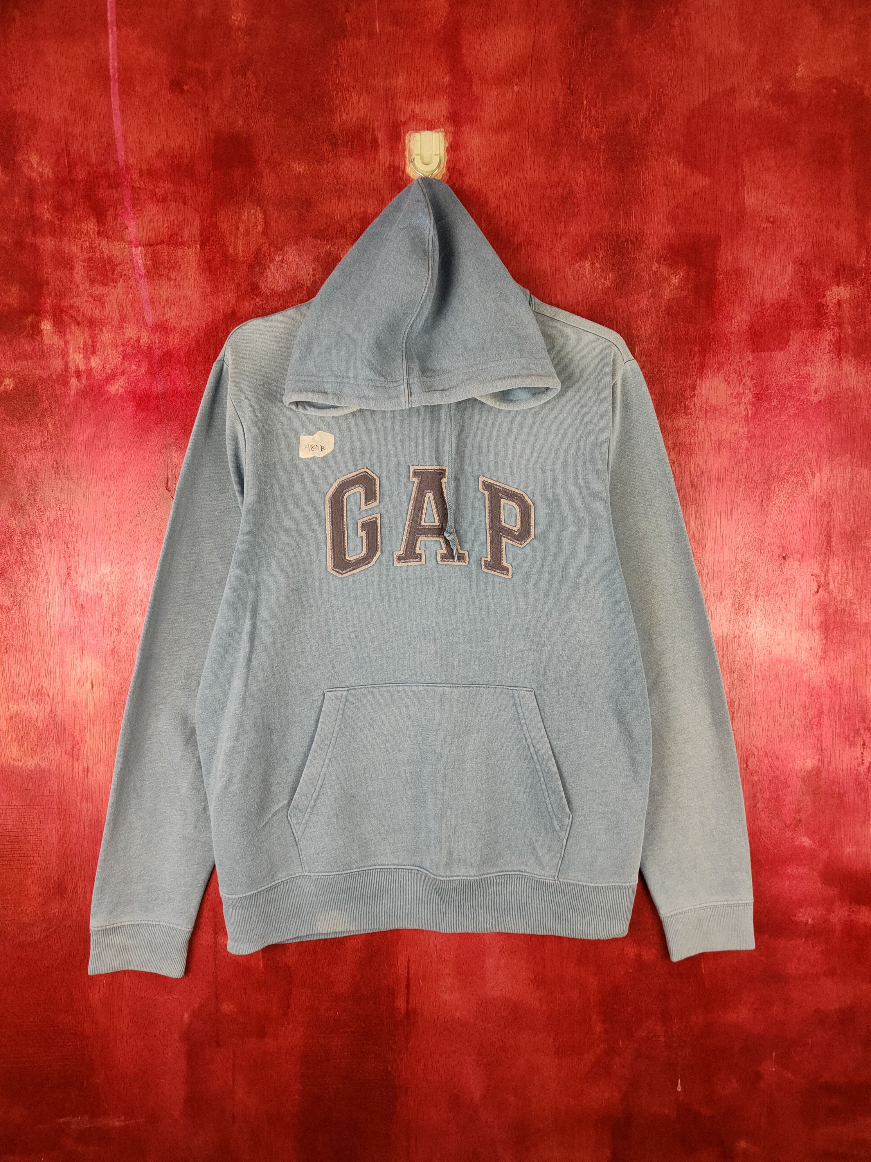 Gap Gap Blue Faded Hoodie Sweatshirt #480B Size US M / EU 48-50 / 2 - 1 Thumbnail