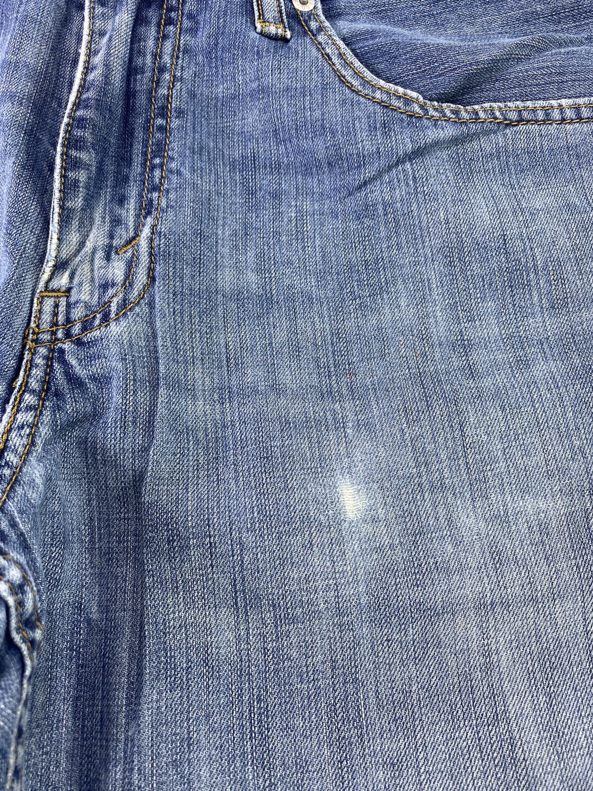 Jean Vintage Levi's 527 Distressed Blue wash Jeans - J554 Size US 35 - 9 Thumbnail