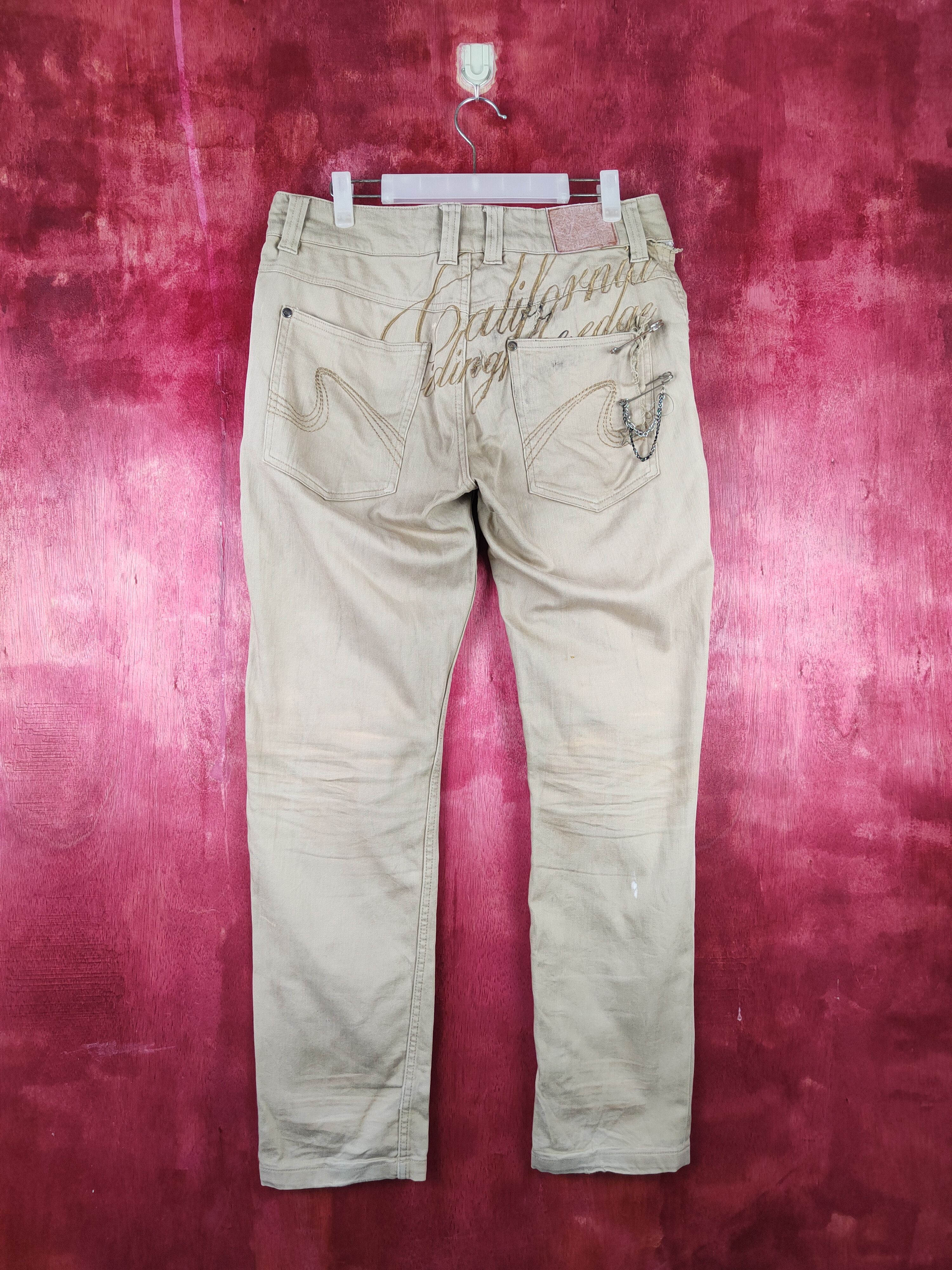 Gotcha × Japanese Brand Gotcha - Surf Brown ripped distressed Casual Pants #S658 Size US 32 / EU 48 - 10 Thumbnail