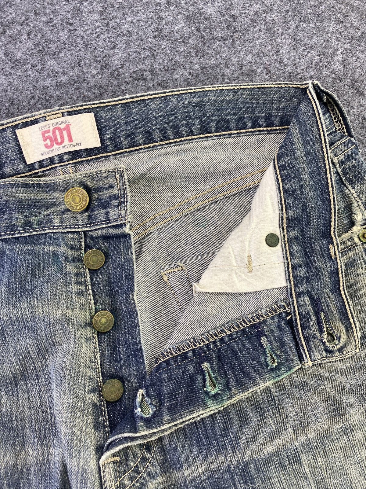 Levi's Vintage Levi's 501 Rusty Jeans - J557 Size US 31 - 3 Thumbnail