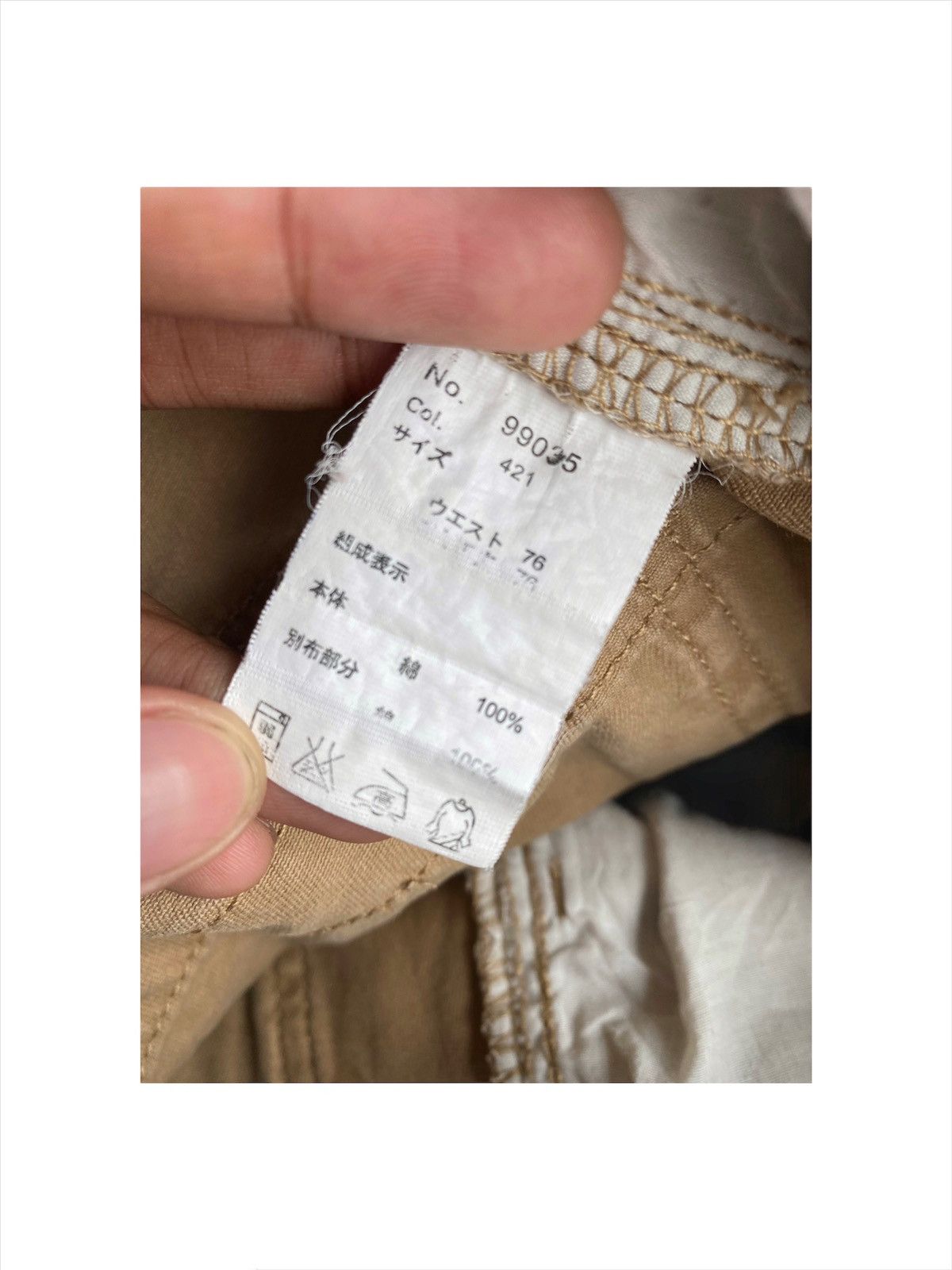 Hysteric Glamour × Japanese Brand × Vintage Japanese Khaki Bush Pants X Patchwork Pocket Size US 31 - 9 Thumbnail