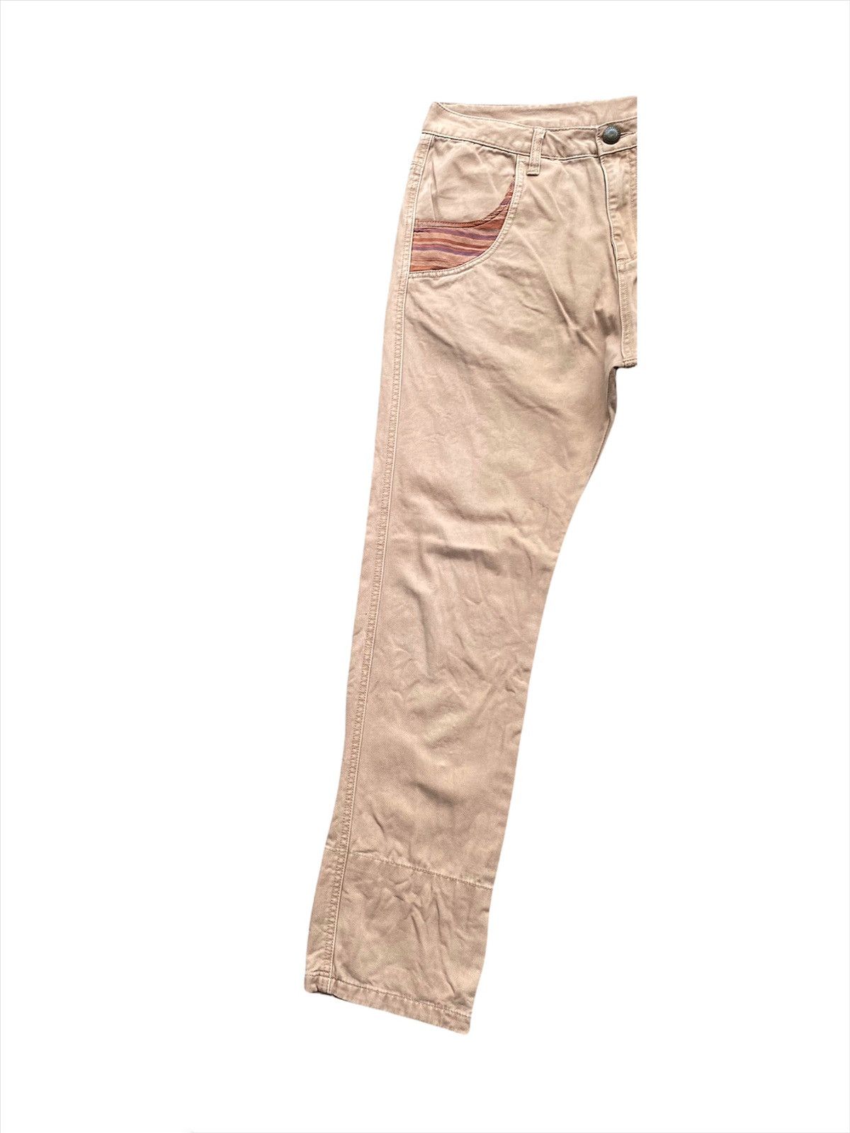 Hysteric Glamour × Japanese Brand × Vintage Japanese Khaki Bush Pants X Patchwork Pocket Size US 31 - 6 Thumbnail