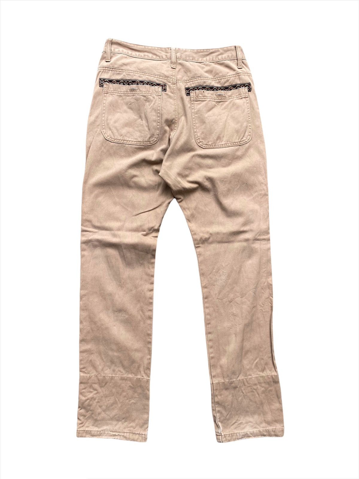 Hysteric Glamour × Japanese Brand × Vintage Japanese Khaki Bush Pants X Patchwork Pocket Size US 31 - 2 Thumbnail