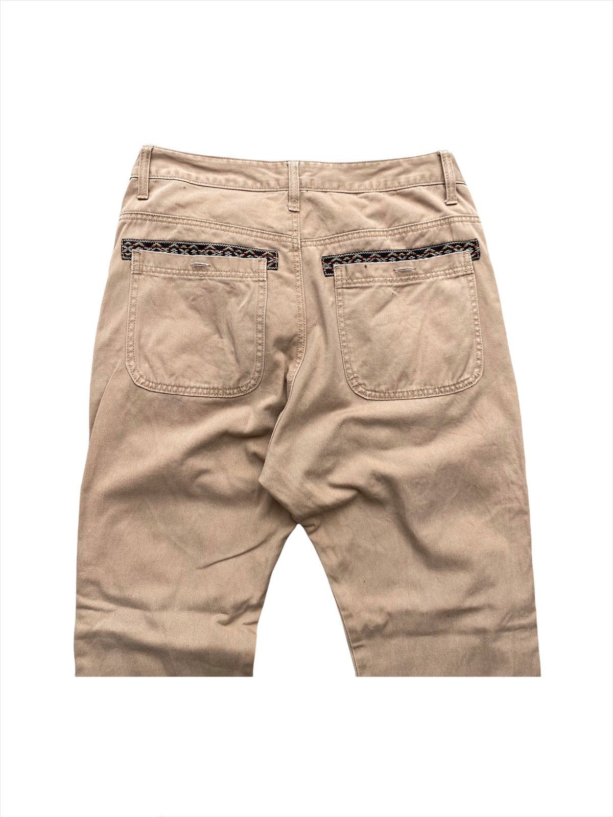 Hysteric Glamour × Japanese Brand × Vintage Japanese Khaki Bush Pants X Patchwork Pocket Size US 31 - 8 Thumbnail
