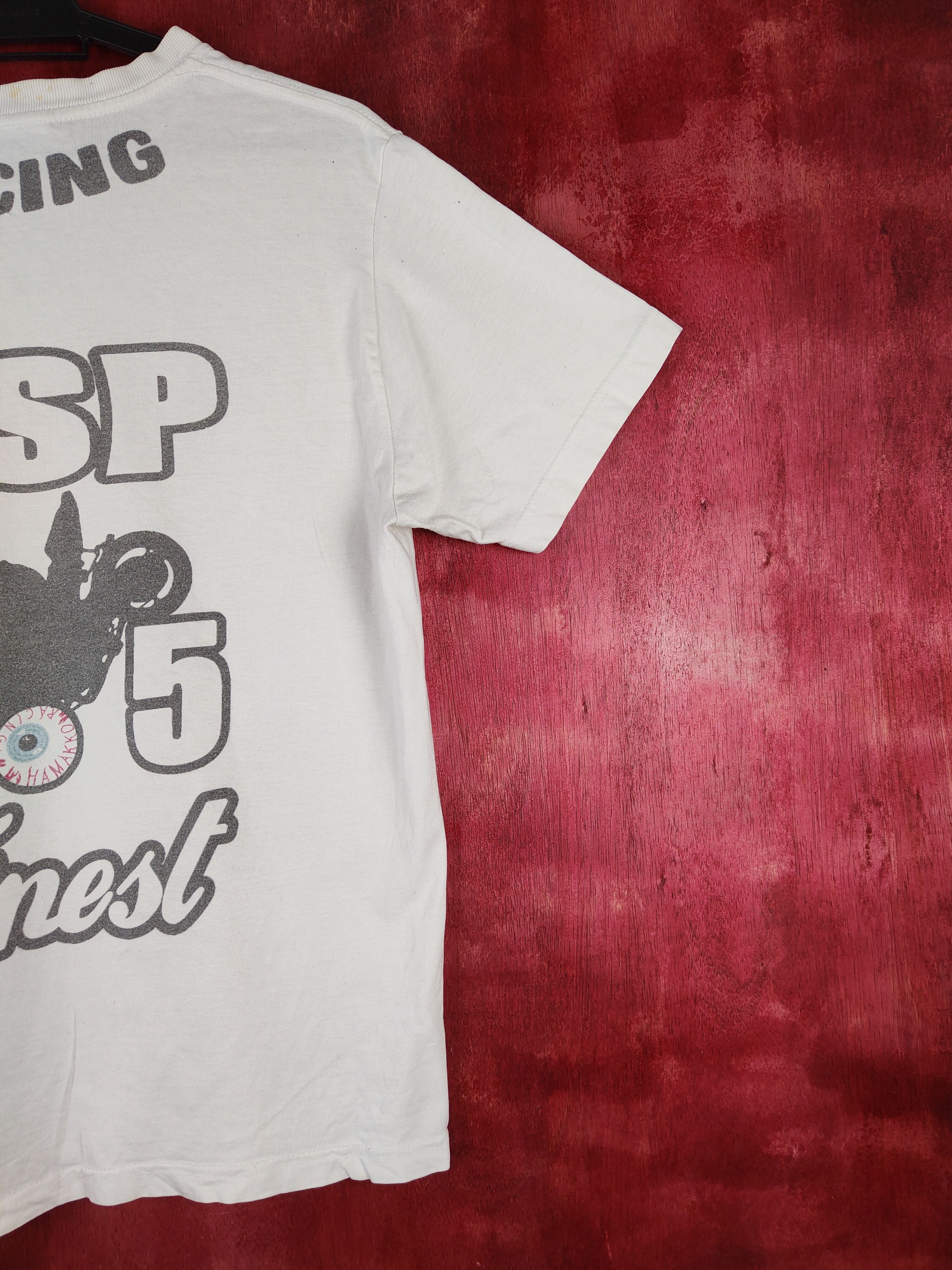 Japanese Brand × Vintage Motorcross White Hamakko Racing Short Sleeve T-shirt #S664 Size M / US 6-8 / IT 42-44 - 4 Thumbnail