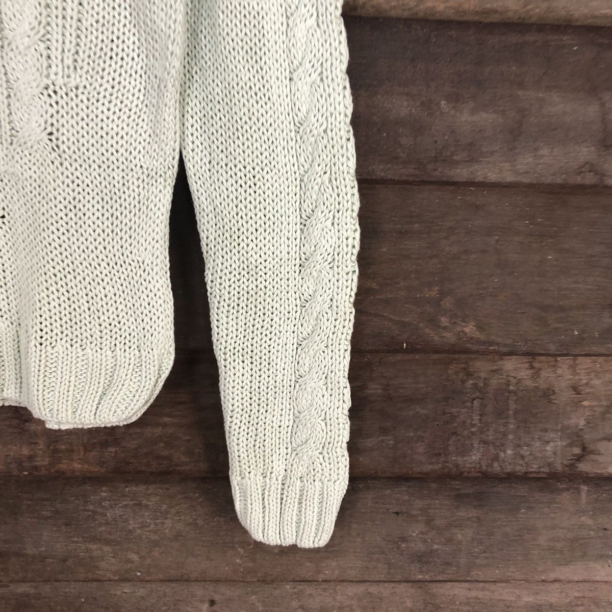 Vintage Equality mesh net crochet knitwear japan #505B Size M / US 6-8 / IT 42-44 - 4 Thumbnail