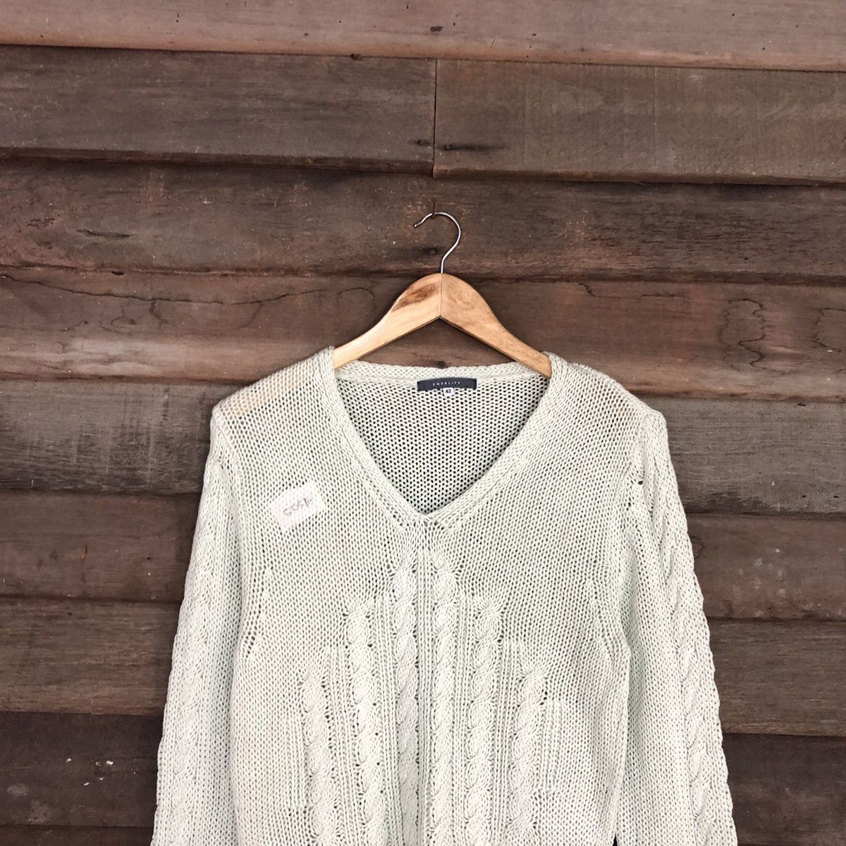 Vintage Equality mesh net crochet knitwear japan #505B Size M / US 6-8 / IT 42-44 - 9 Thumbnail