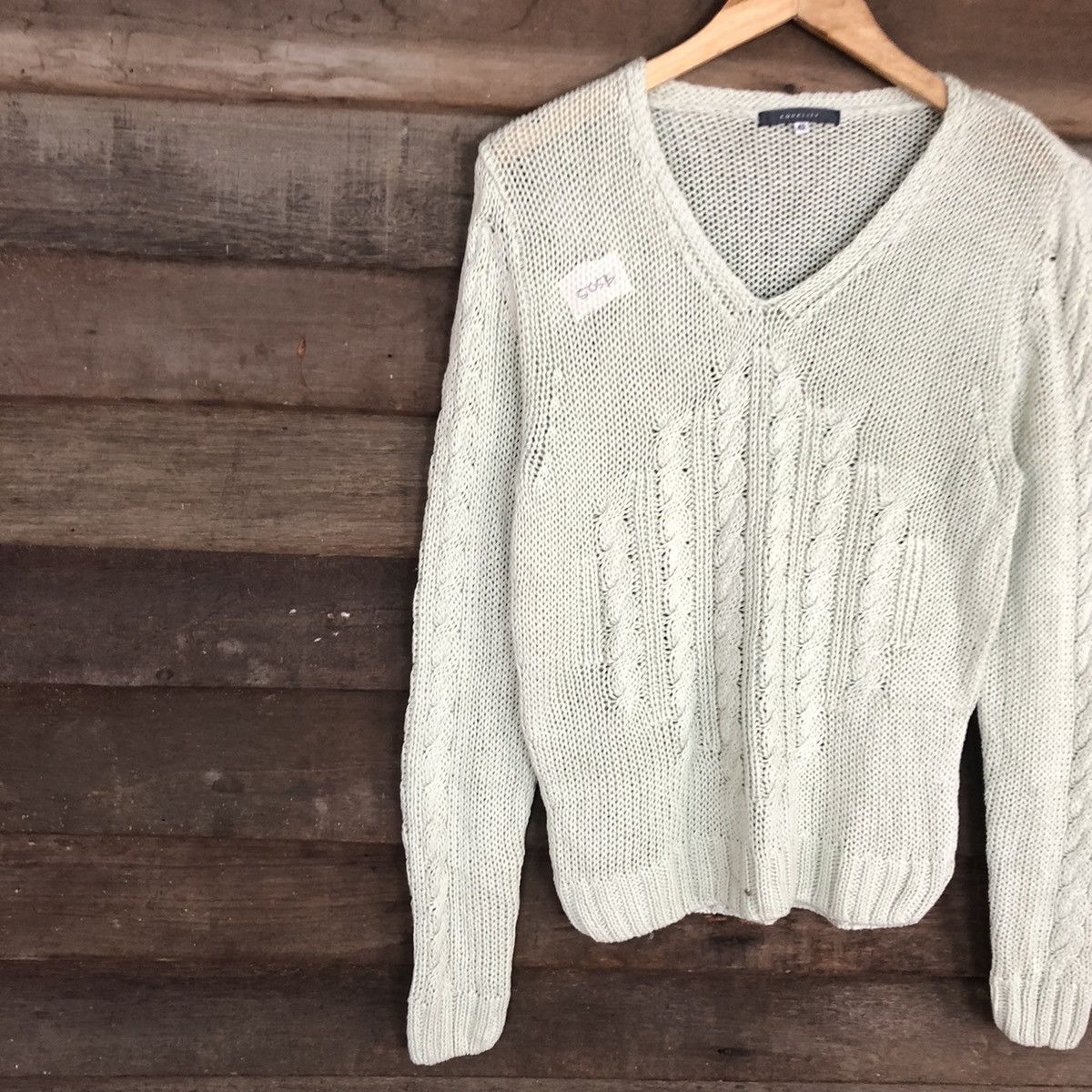Vintage Equality mesh net crochet knitwear japan #505B Size M / US 6-8 / IT 42-44 - 7 Thumbnail