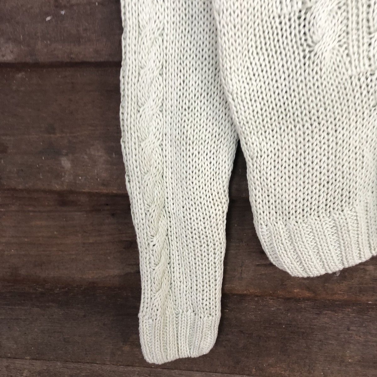 Vintage Equality mesh net crochet knitwear japan #505B Size M / US 6-8 / IT 42-44 - 6 Thumbnail