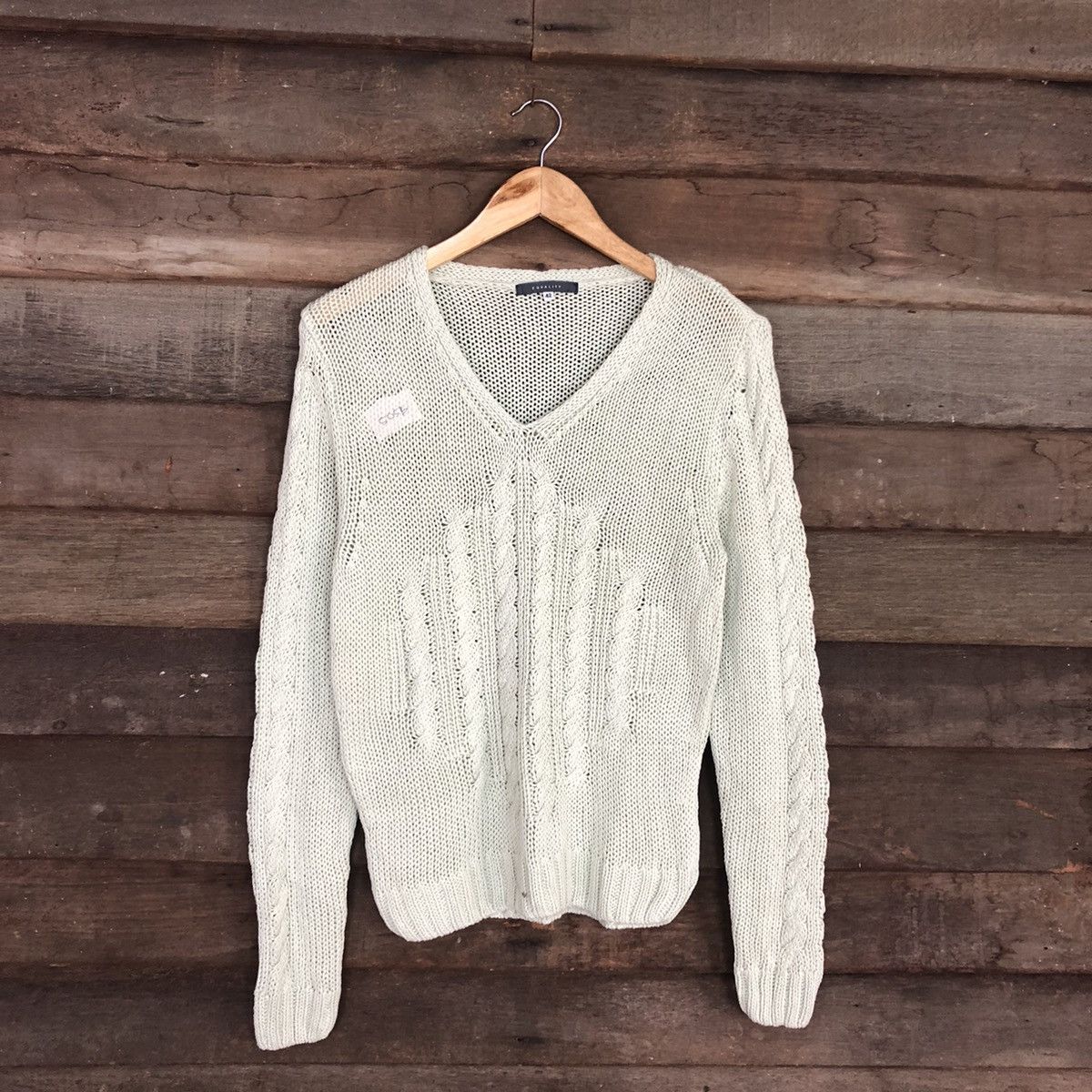 Vintage Equality mesh net crochet knitwear japan #505B Size M / US 6-8 / IT 42-44 - 3 Thumbnail