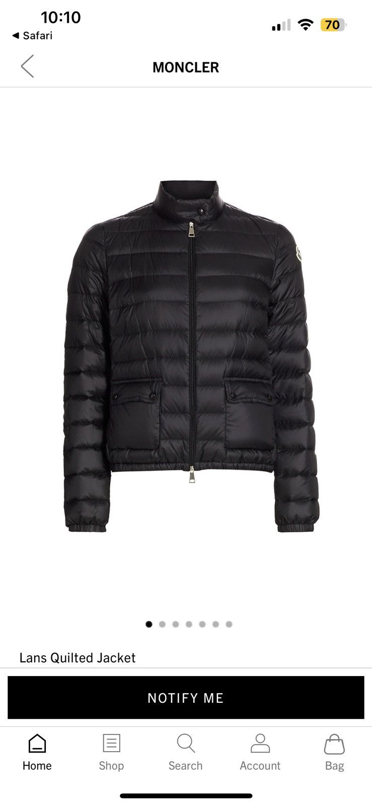 Moncler Moncler Lans Quilted Jacket Size S / US 4 / IT 40 - 3 Thumbnail