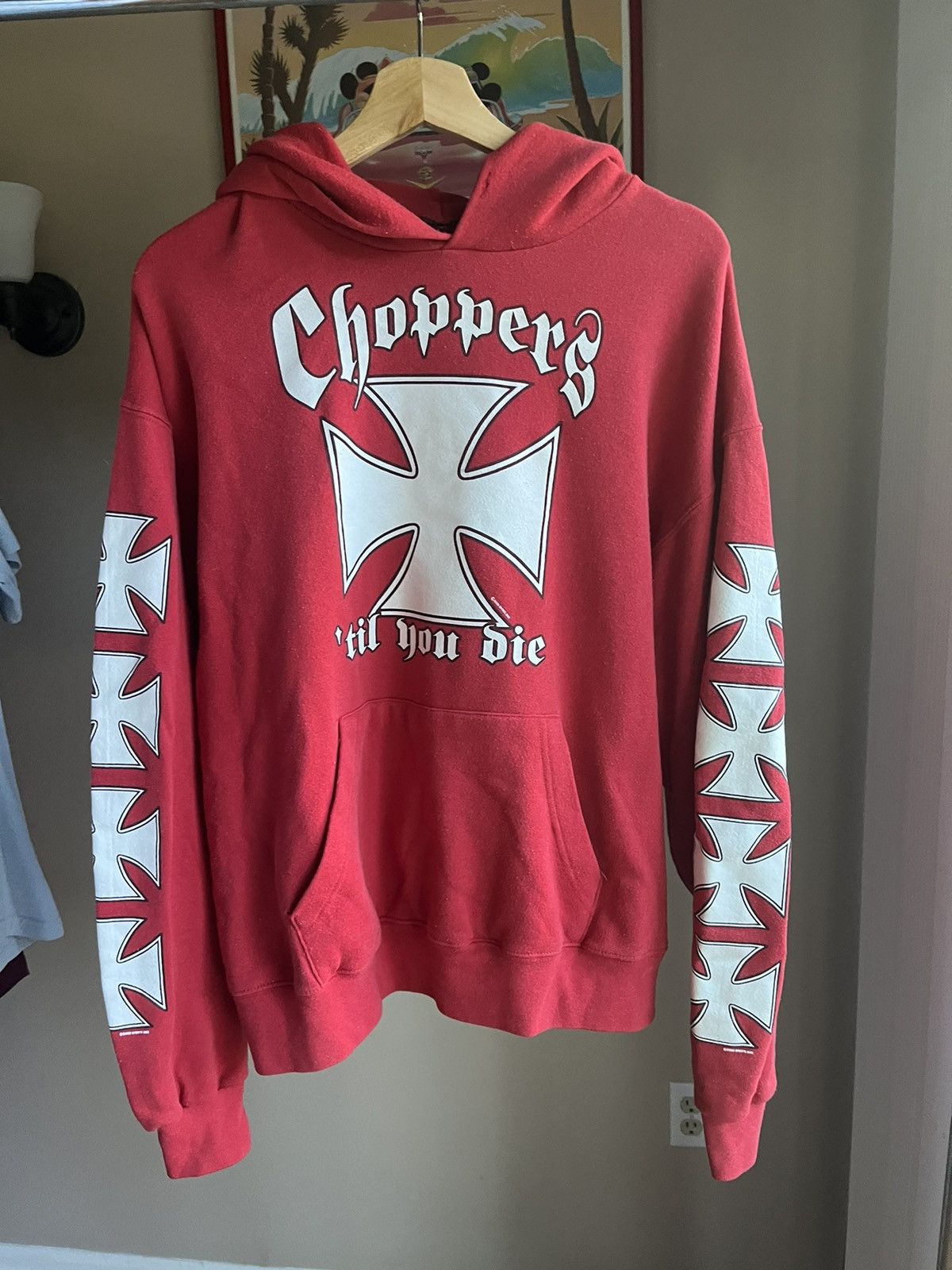 Vintage 2001 Choppers Til You Die Hoodie Grailed