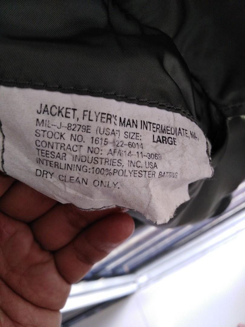 Vintage Vintage MA-1 Usaf Flight Jacket Size US L / EU 52-54 / 3 - 6 Thumbnail