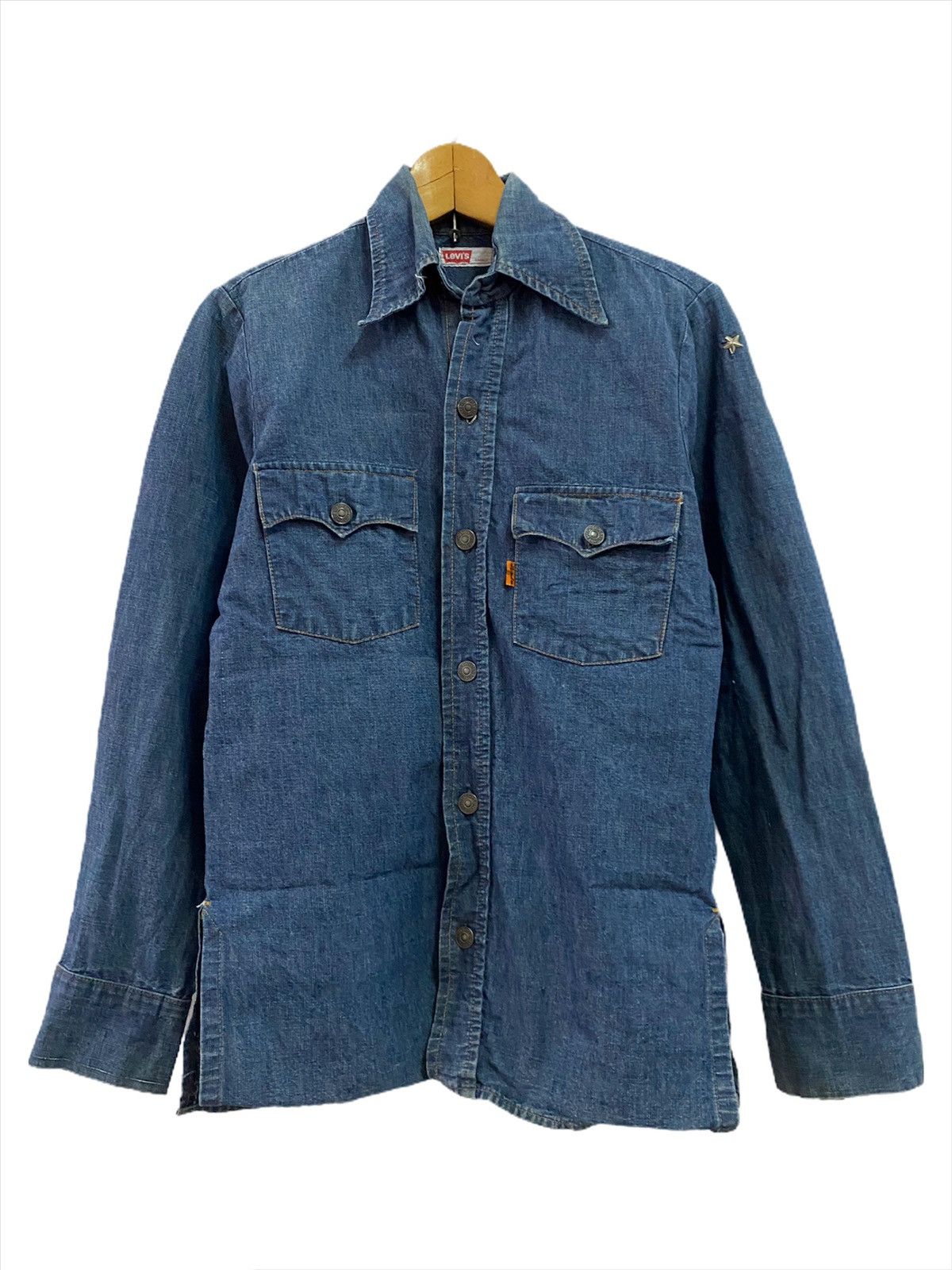 Levi's × Levi's Vintage Clothing Rare Levi’s Orange Tab Denim Jacket Size US S / EU 44-46 / 1 - 1 Thumbnail