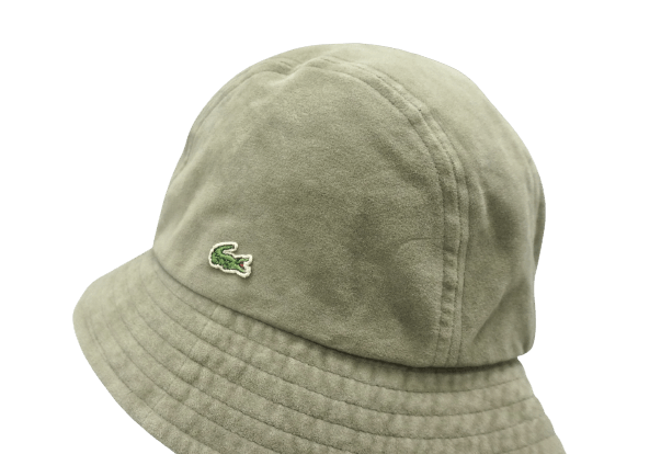 Lacoste × Vintage Vintage LACOSTE 🔥 Velvet Cotton Bucket Hat Size ONE SIZE - 2 Thumbnail