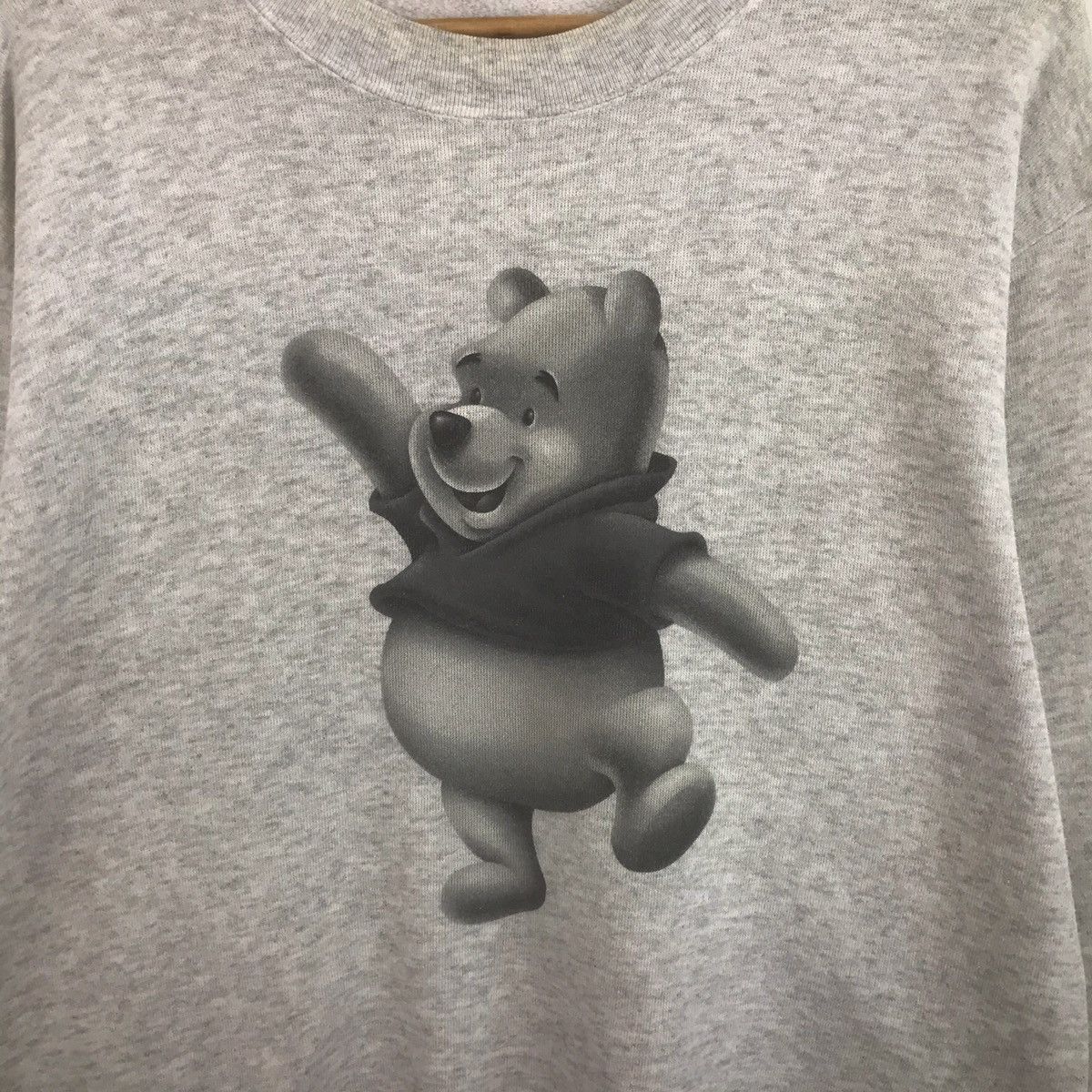 Disney × Vintage Vintage Pooh Big Logo Large Size Grey Colour Sweatshirt Size US L / EU 52-54 / 3 - 2 Thumbnail