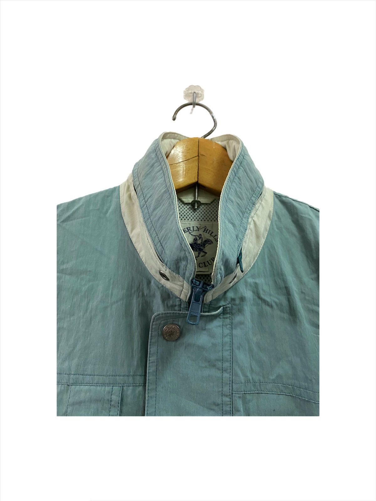 Beverly Hills Polo Club Beverly Hills Polo Clubs Disteressed Sun Faded Bomber Jacket Size US L / EU 52-54 / 3 - 10 Thumbnail