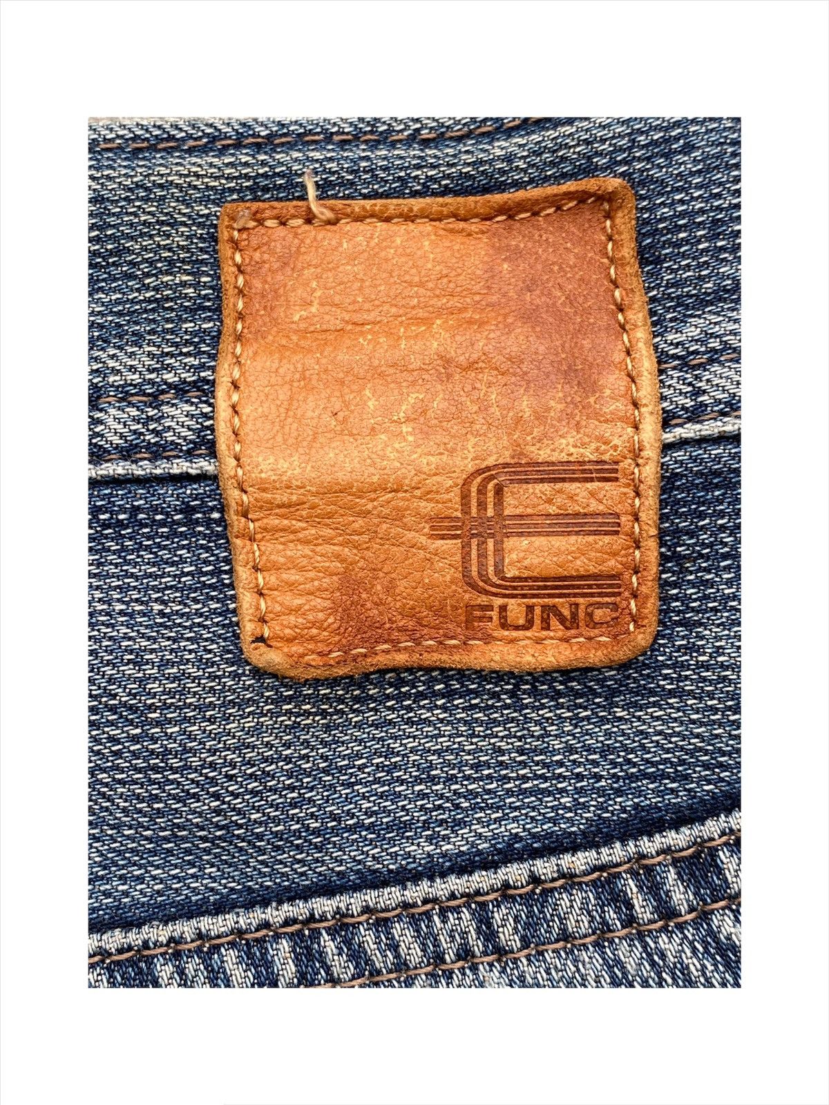 Edwin Vtg Edwin E-function Curved Leg Distressed Denim MadeInJapan Size US 31 - 11 Thumbnail