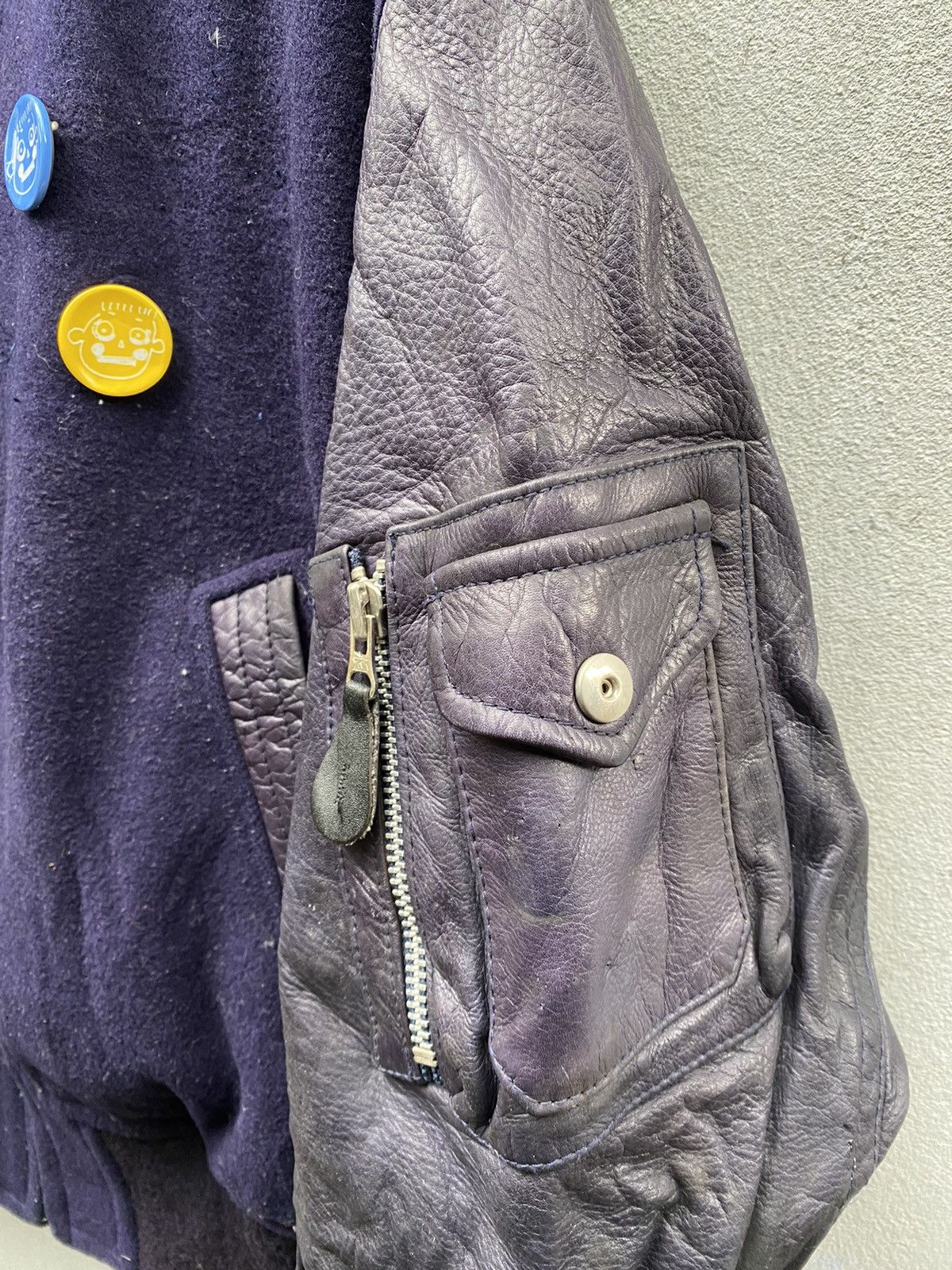 Other Nicole Blue For Men Leather Hoodies purple Jackets Size US L / EU 52-54 / 3 - 12 Thumbnail