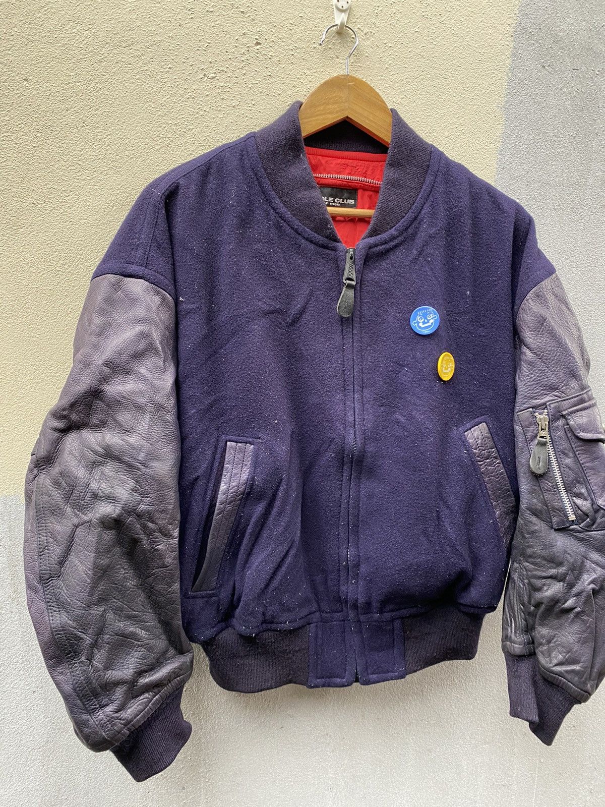 Other Nicole Blue For Men Leather Hoodies purple Jackets Size US L / EU 52-54 / 3 - 2 Thumbnail