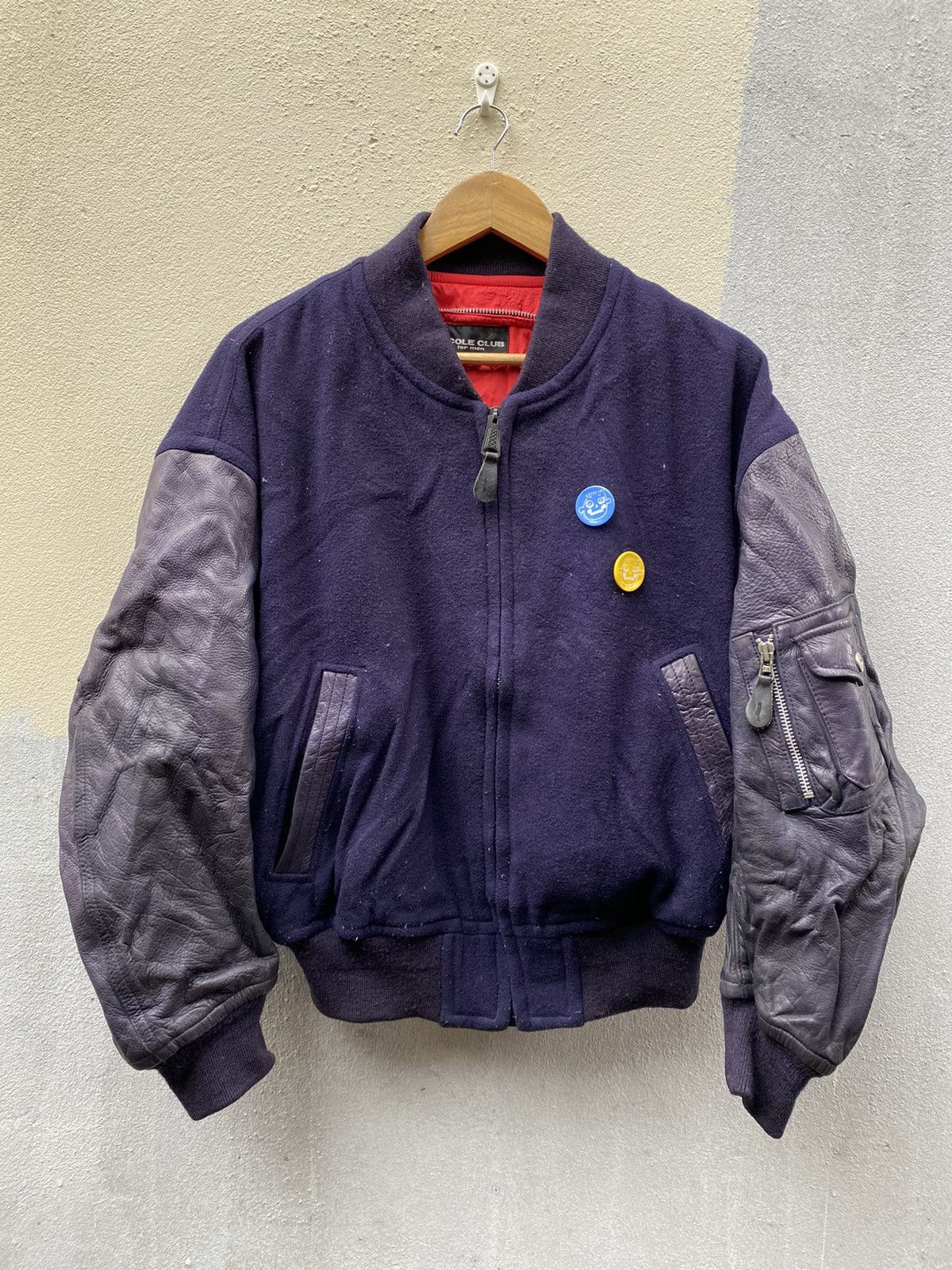 Other Nicole Blue For Men Leather Hoodies purple Jackets Size US L / EU 52-54 / 3 - 1 Thumbnail