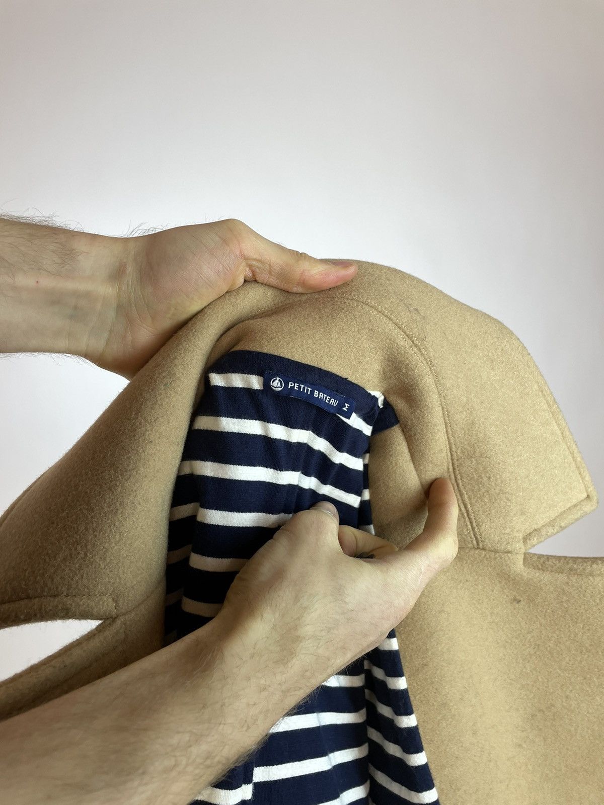 Japanese Brand PETIT BATEAU WOOL BEIGE COAT GIRLS OR WOMENS SIZE M Size S / US 4 / IT 40 - 10 Thumbnail