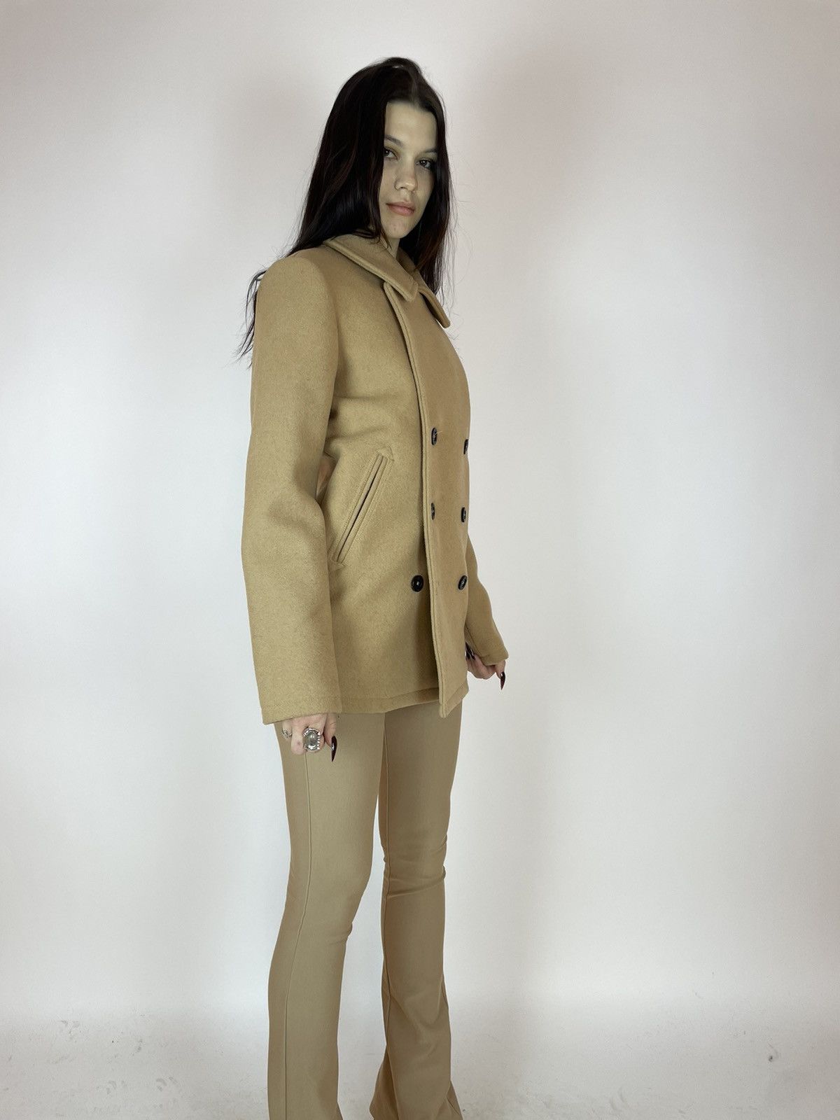 Japanese Brand PETIT BATEAU WOOL BEIGE COAT GIRLS OR WOMENS SIZE M Size S / US 4 / IT 40 - 5 Thumbnail