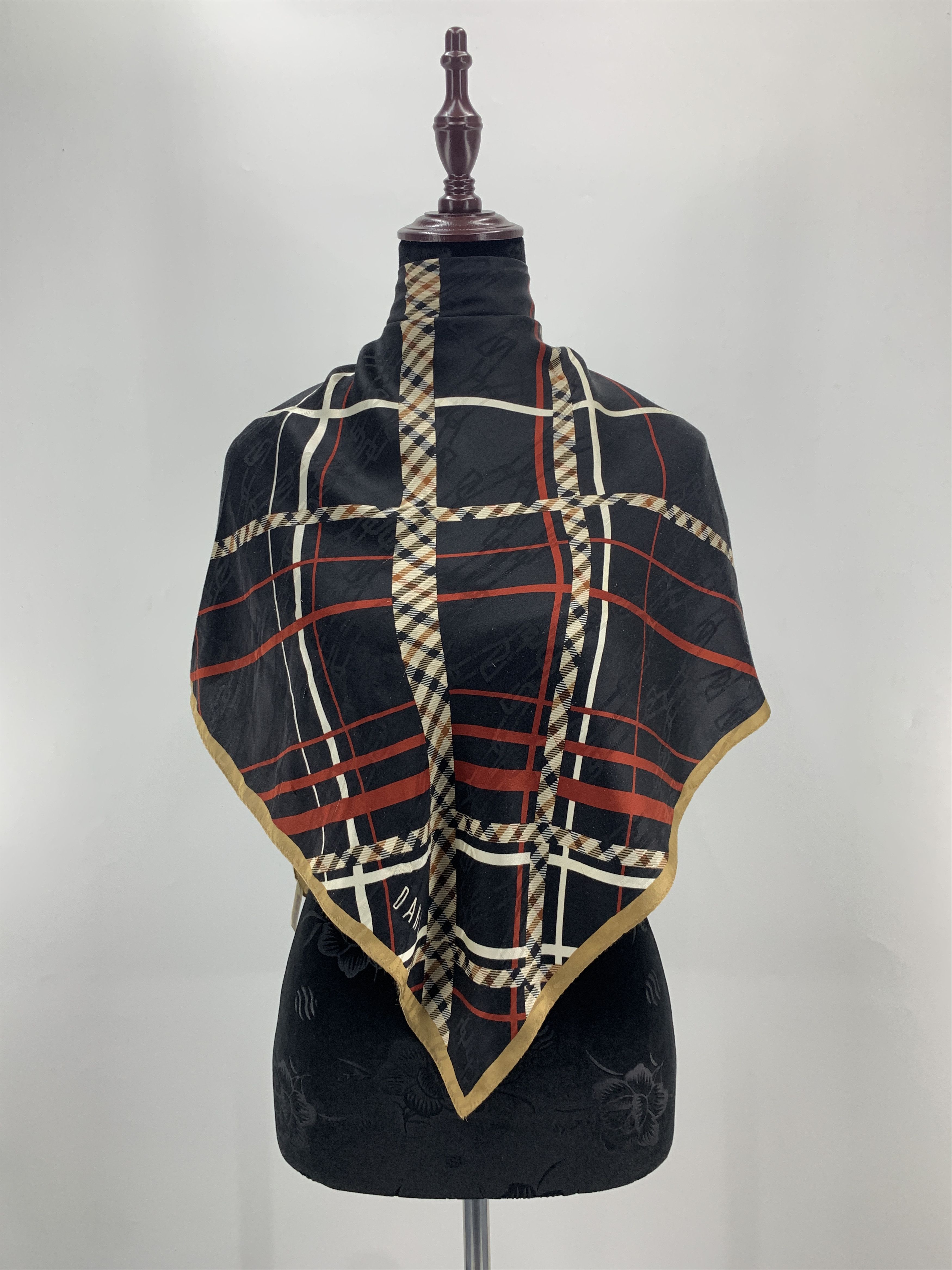 Vintage Daks London Silk Scarf / Square Scarf - SCA16