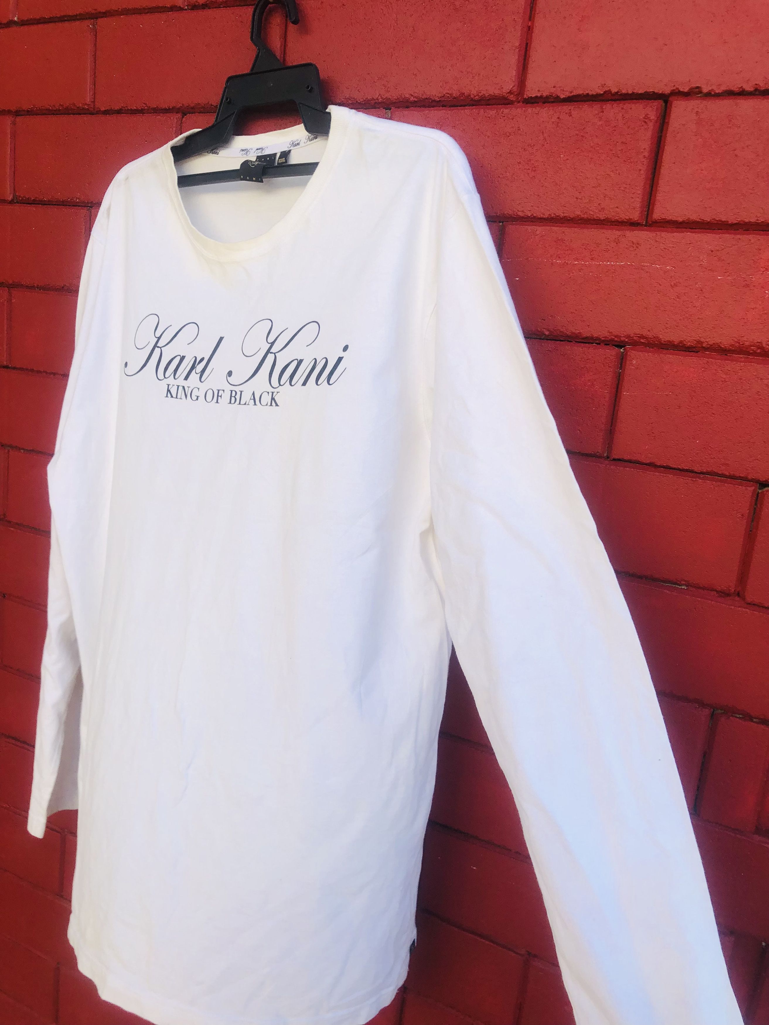 Japanese Brand Vintage Karl Kani Hip Hop Streetwear Fashion Style Size US XL / EU 56 / 4 - 4 Thumbnail